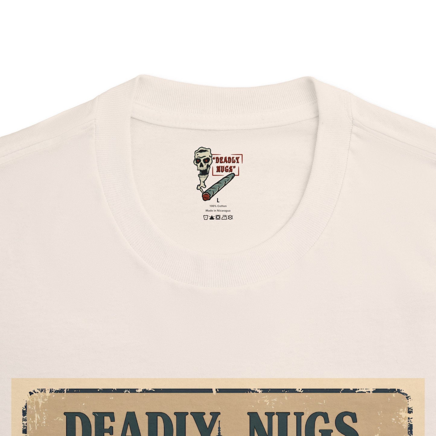 Deadly Nugs Paris / Premium Unisex Graphic Tee Aesthetic Print Skeleton 420 / DEADLY NUGS