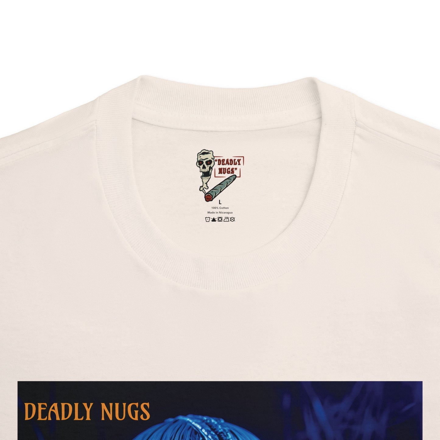 Stoned / Premium Unisex Graphic Tee Aesthetic Print Skull 420 Streetwear / DEADLY NUGS