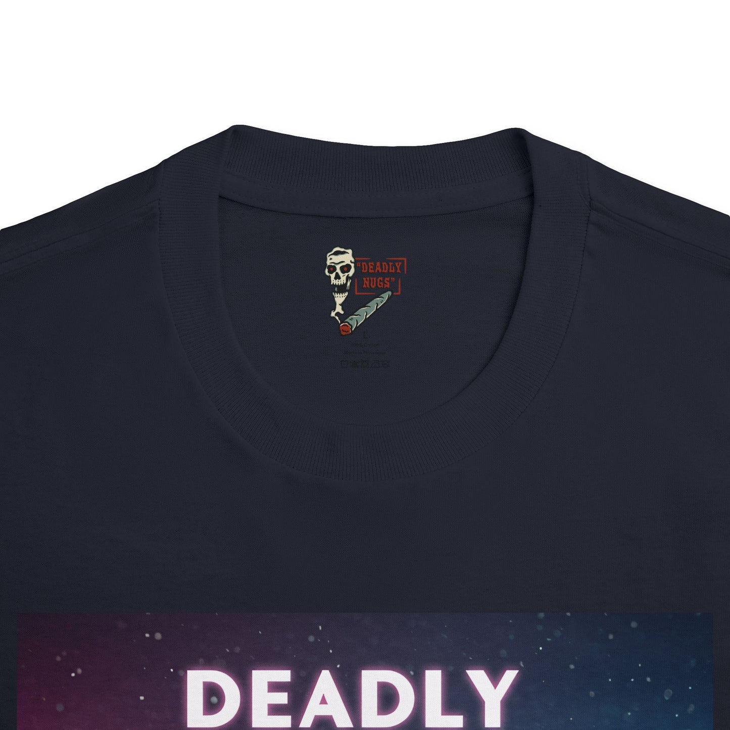 Crystalline Veil / Premium Unisex Graphic Tee Aesthetic Print Skeleton Ghost 420 / DEADLY NUGS