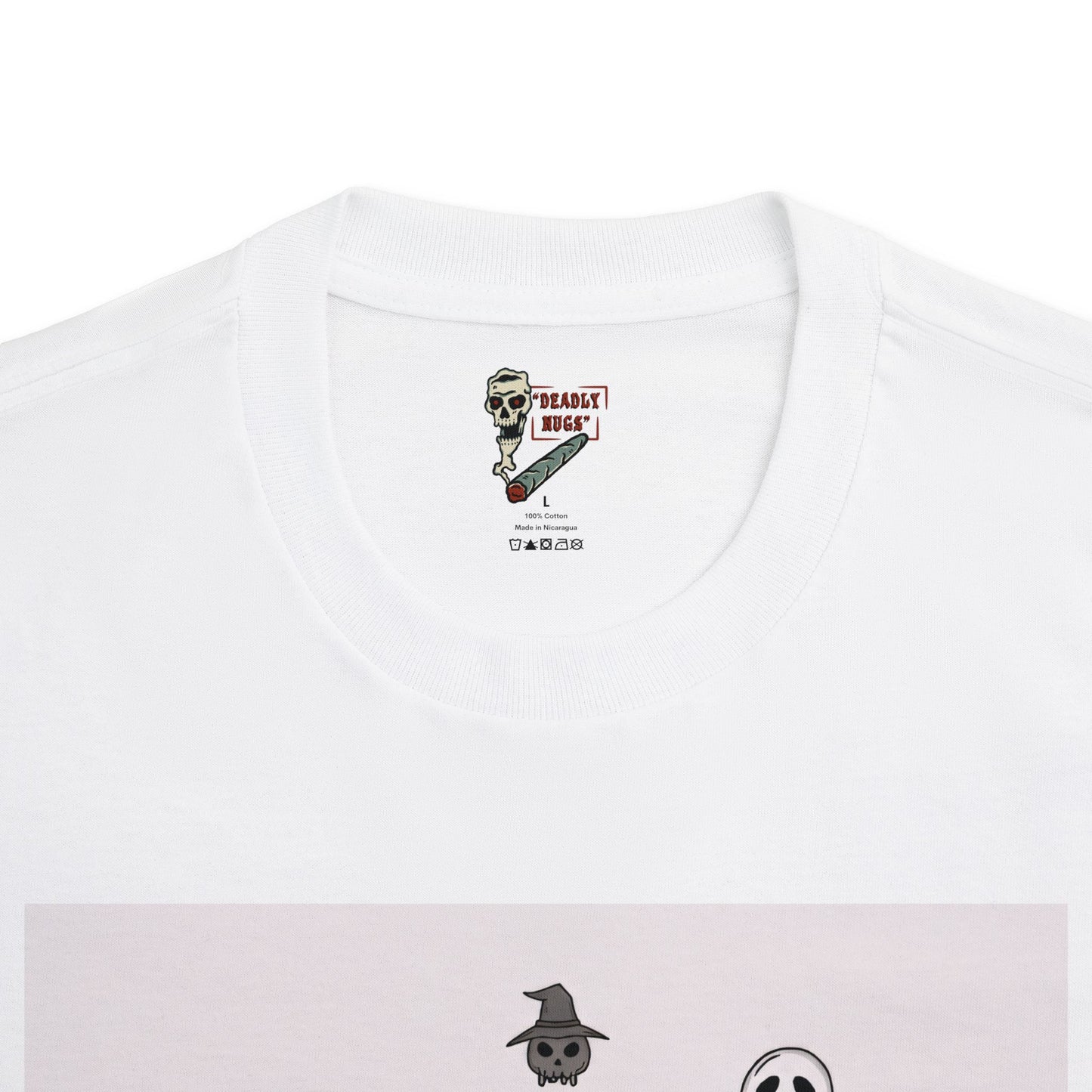 Houdini / Premium Unisex Graphic Tee Aesthetic Print Ghost Skeleton 420 / DEADLY NUGS