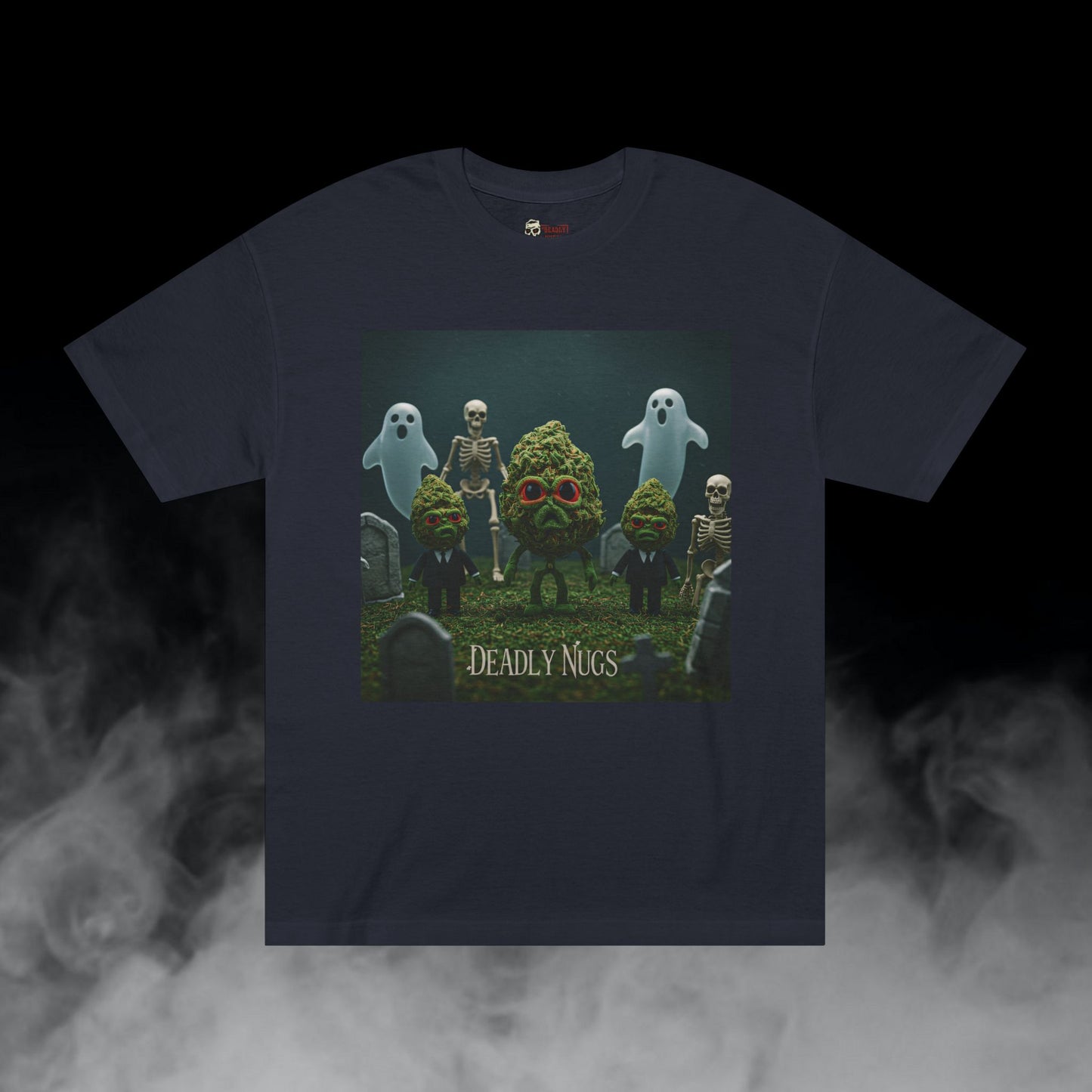 Bruh, I think we're high... T-Shirt DEADLY NUGS Aesthetic Print Unisex Graphic Tee