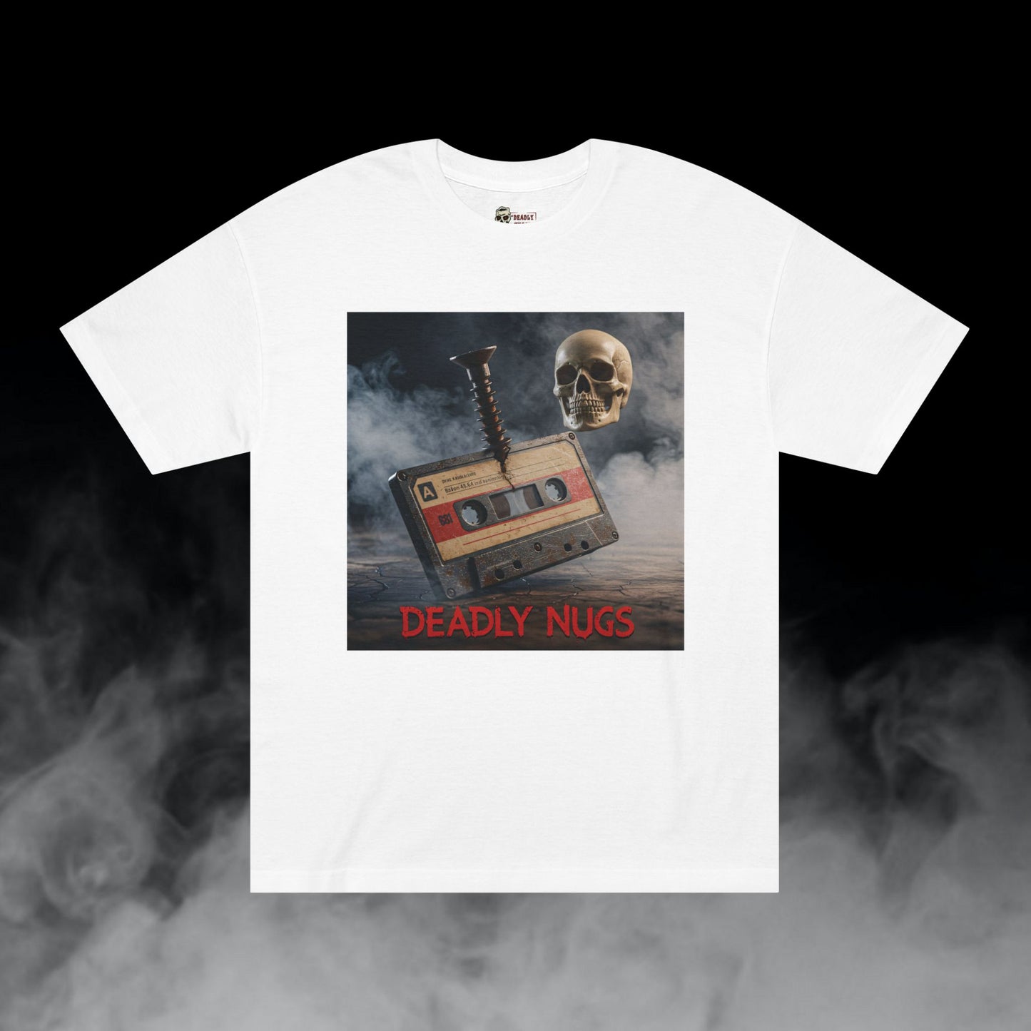 Screw Tape / Skull Smoke Screw Music Graphic Tee / Hyper-Realistic Gritty Trap Art / 420 Underground Stoner Streetwear / DEADLY NUGS