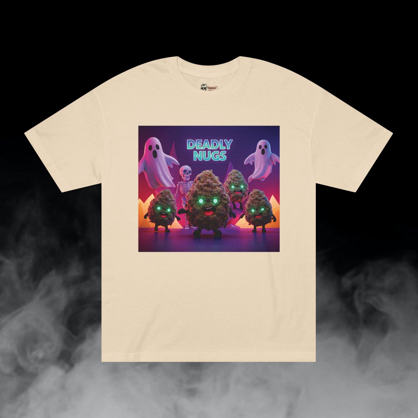 Green Eyes & Highs T-Shirt DEADLY NUGS Aesthetic Print Unisex Graphic Tee