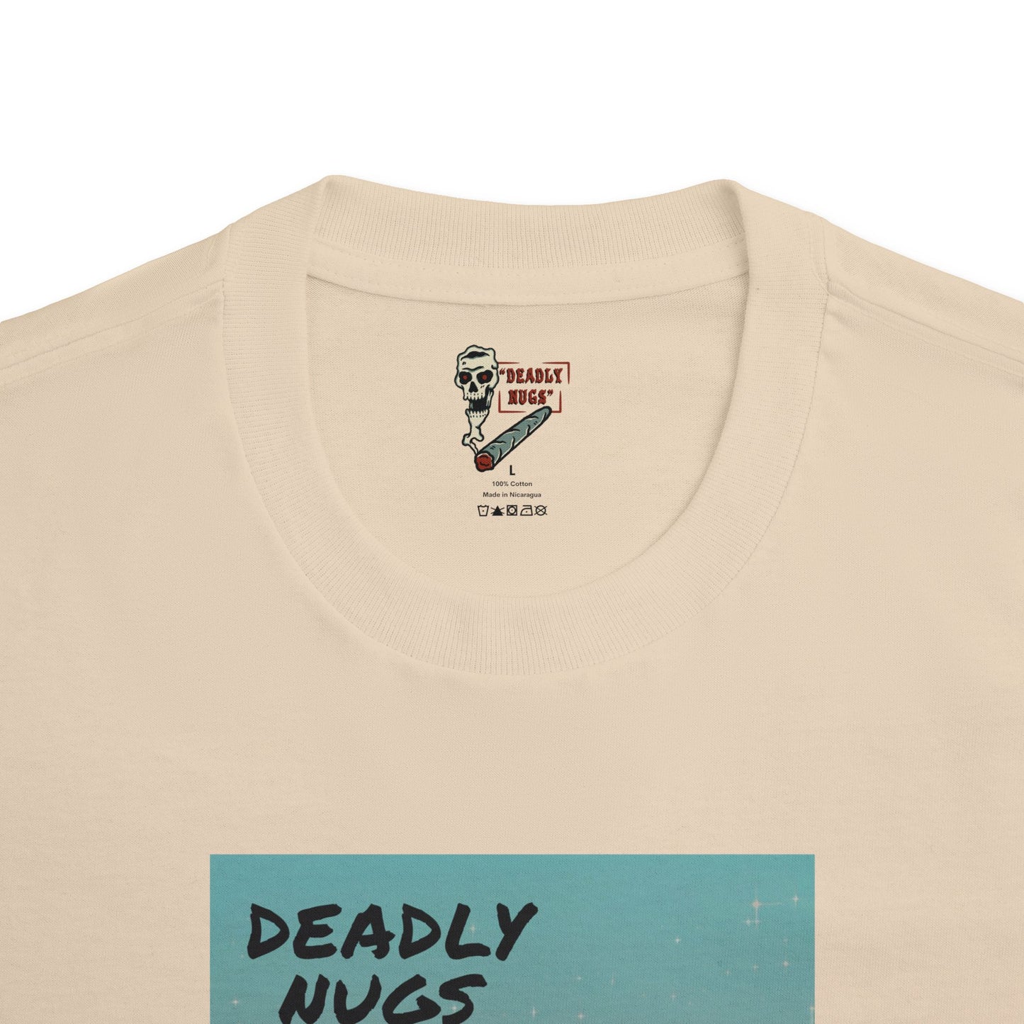 Lunar Beach T-Shirt DEADLY NUGS Aesthetic Print Unisex Graphic Tee