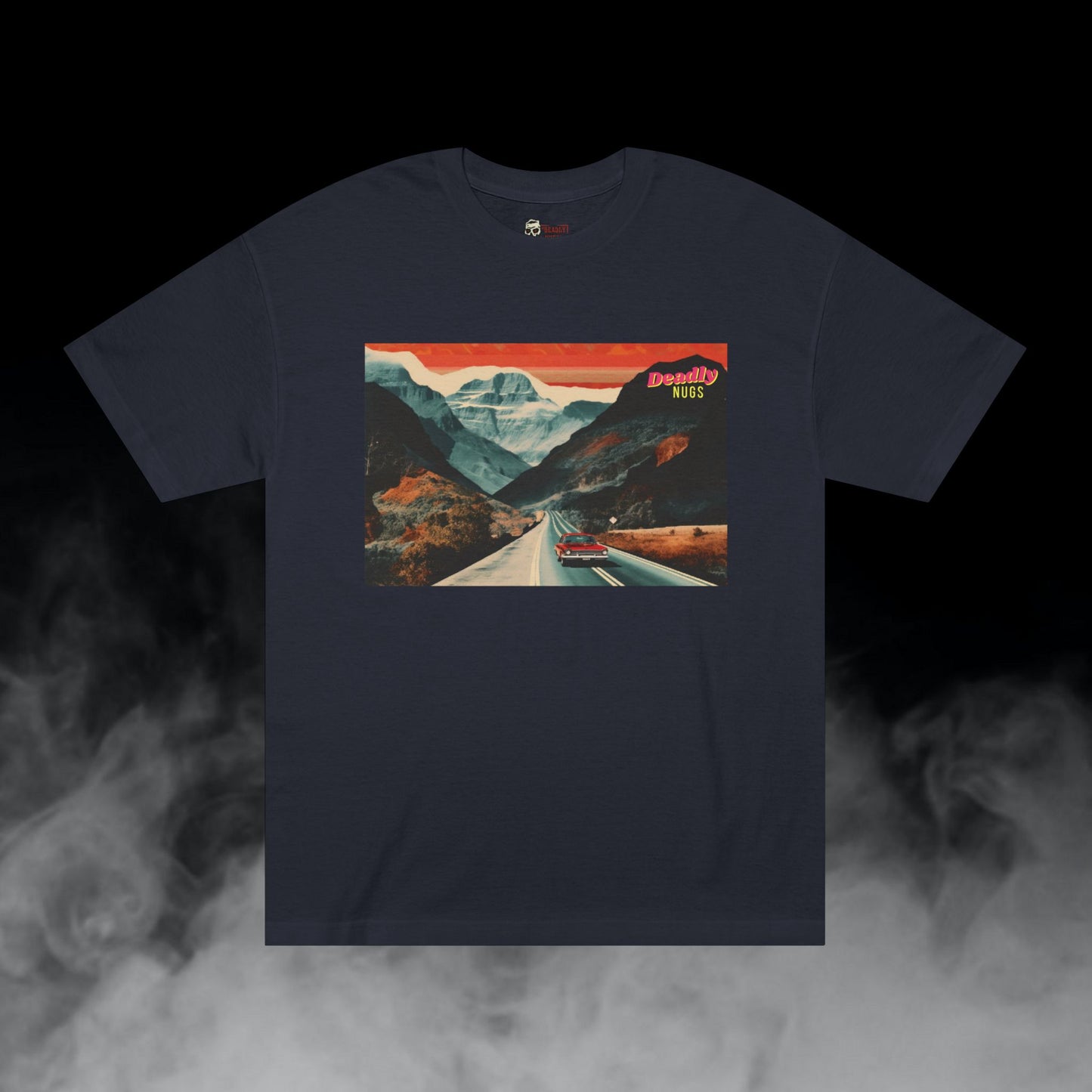 Road Traveler T-Shirt DEADLY NUGS Aesthetic Print Unisex Graphic Tee
