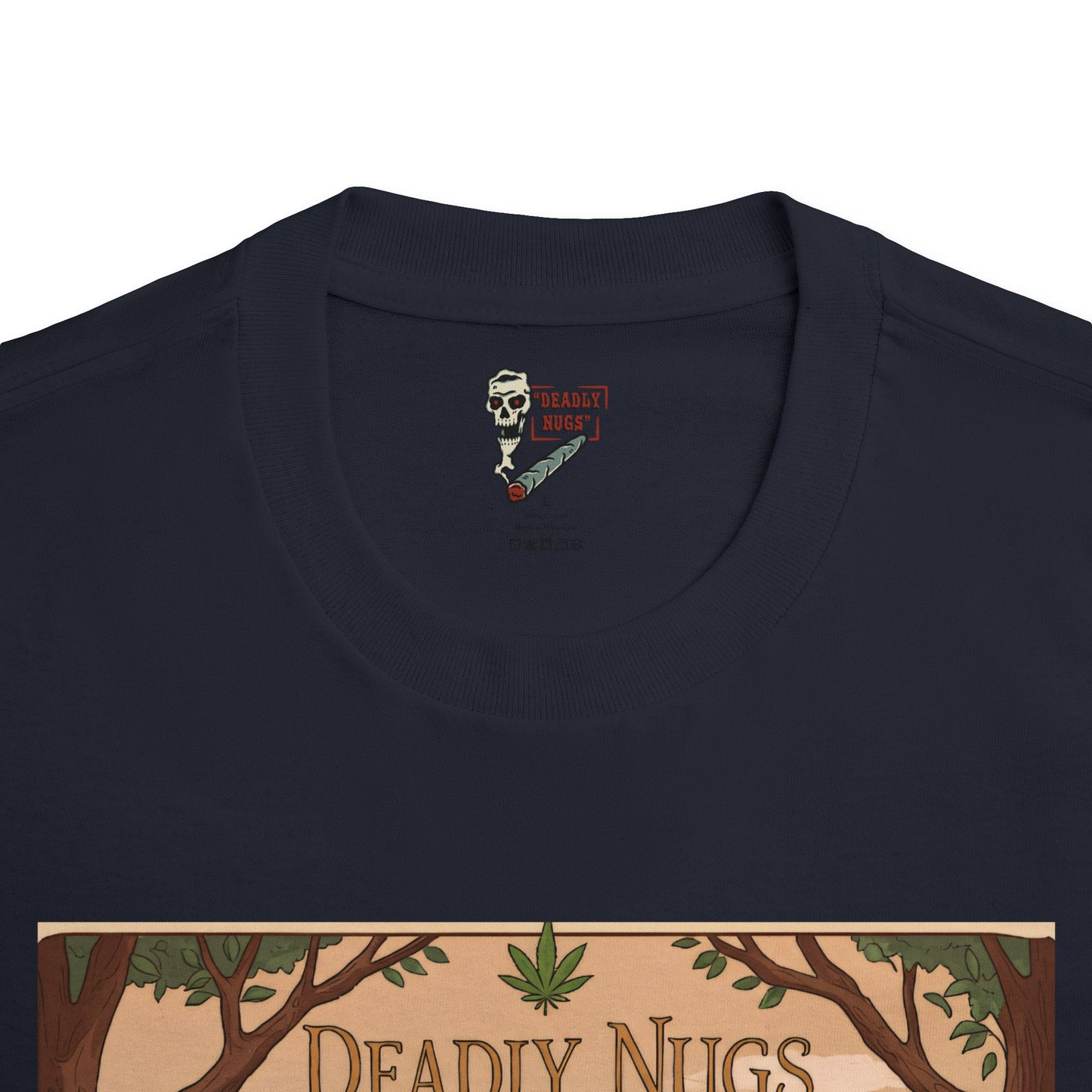 Cottage Kush / Premium Unisex Graphic Tee Aesthetic Print Skeleton Ghost 420 / DEADLY NUGS