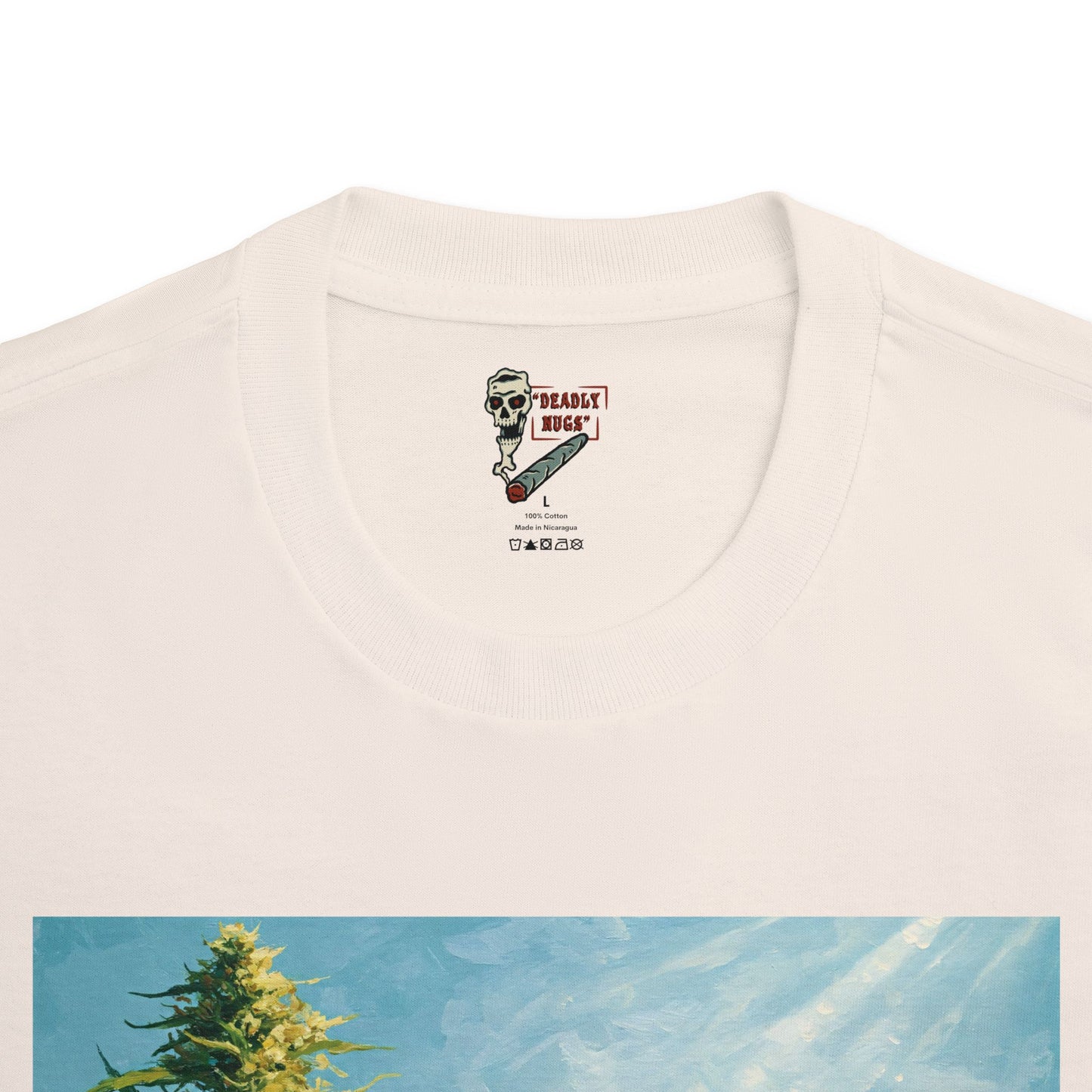 Eternal Nature / Skulls Cannabis Colas Graphic Tee / Nature Expressionism Art Painting / 420 Underground Stoner Streetwear / DEADLY NUGS