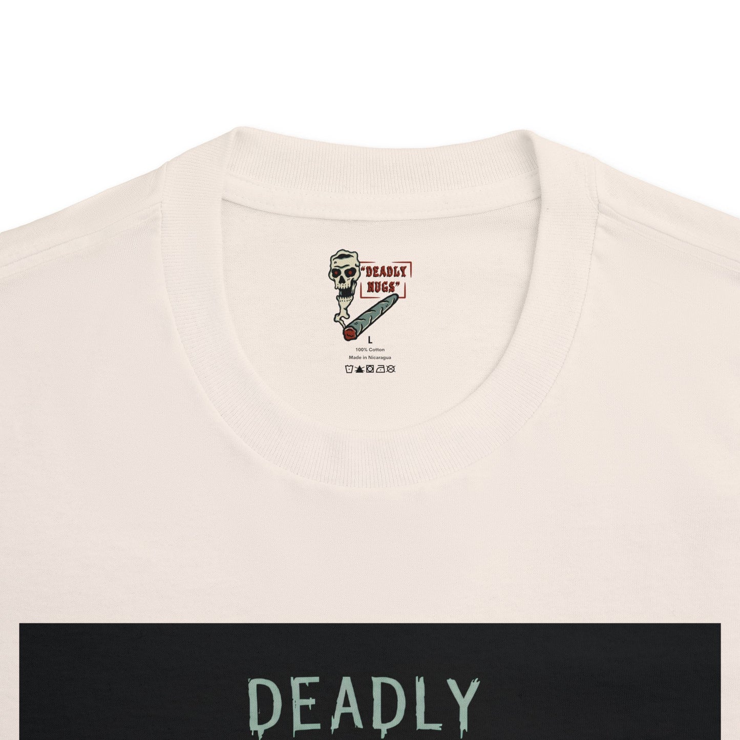 Levitating / Premium Unisex Graphic Tee Aesthetic Print Ghost Skeleton 420 / DEADLY NUGS