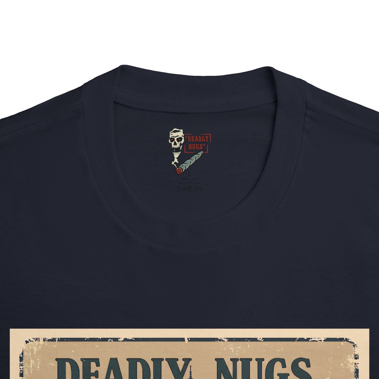 Deadly Nugs Paris / Premium Unisex Graphic Tee Aesthetic Print Skeleton 420 / DEADLY NUGS