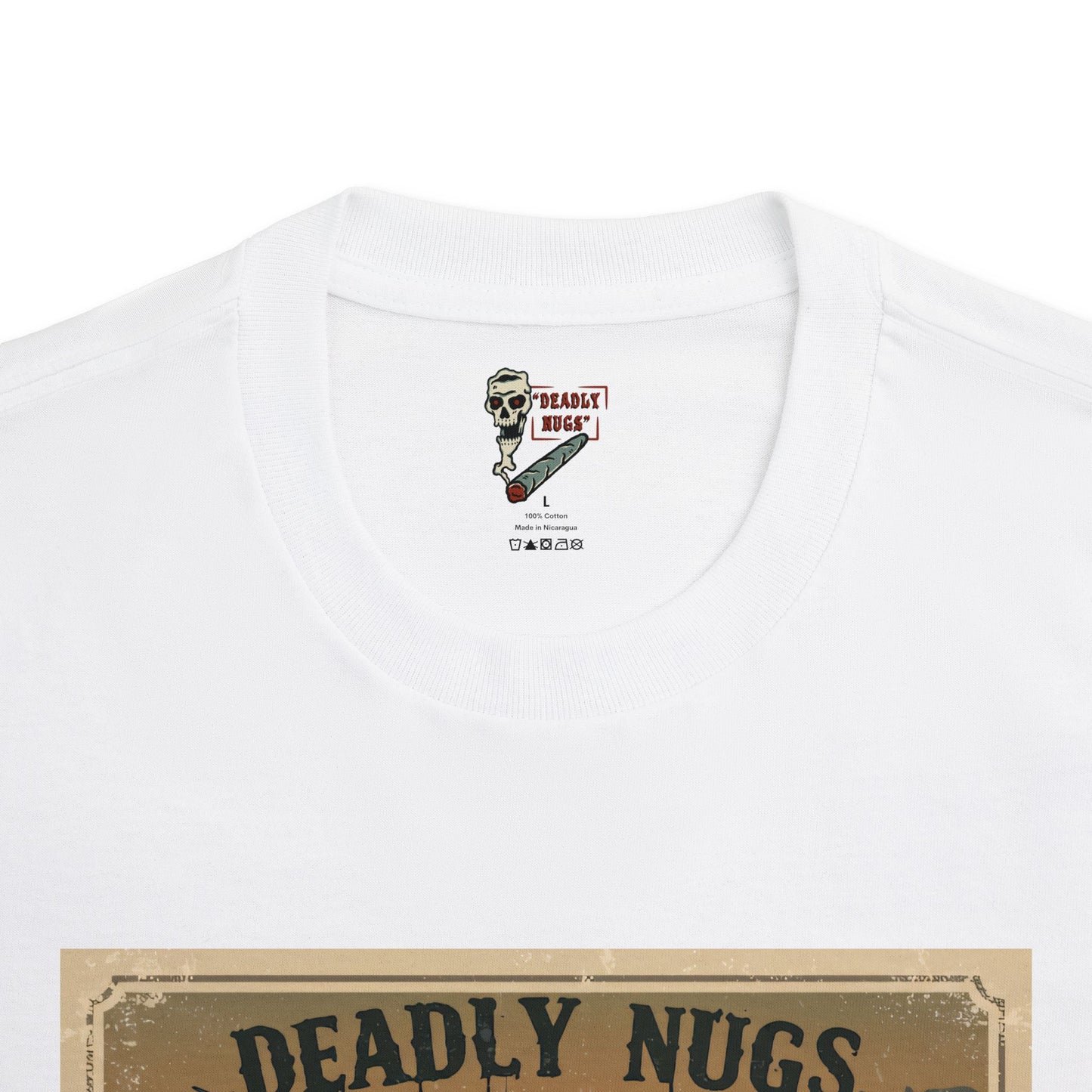 Jungle Escape / Premium Unisex Graphic Tee Aesthetic Print Skeleton 420 Streetwear / DEADLY NUGS
