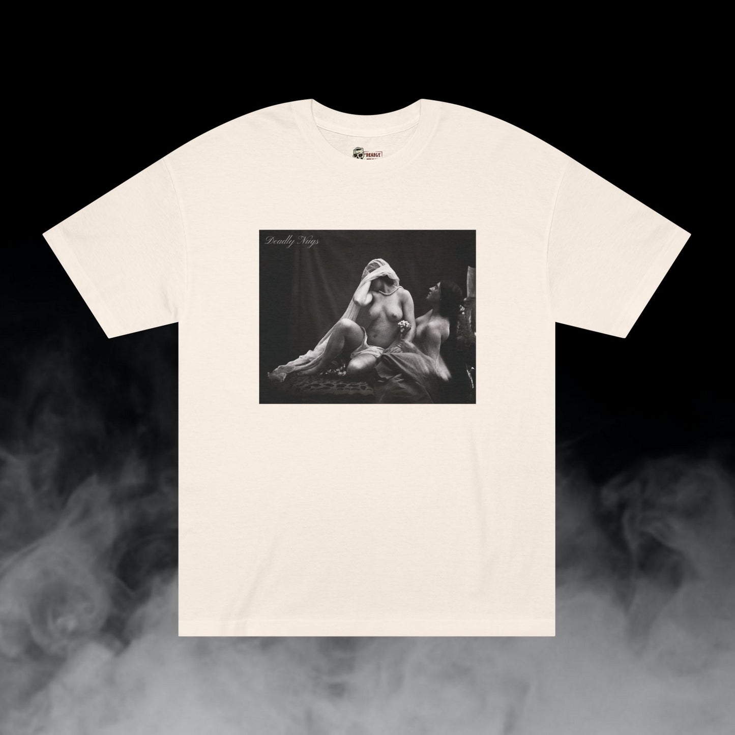 Lovely / Vintage Women Graphic Tee / Classic Retro Photo Art Style / 420 Underground Stoner Streetwear / DEADLY NUGS