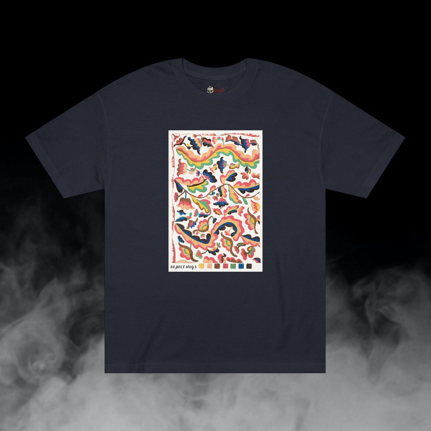 Life's Color / Plant Life Vibrant Color Painting Graphic Tee / Modern Abstract Expressionism Art Style / 420 Underground Stoner Streetwear / DEADLY NUGS