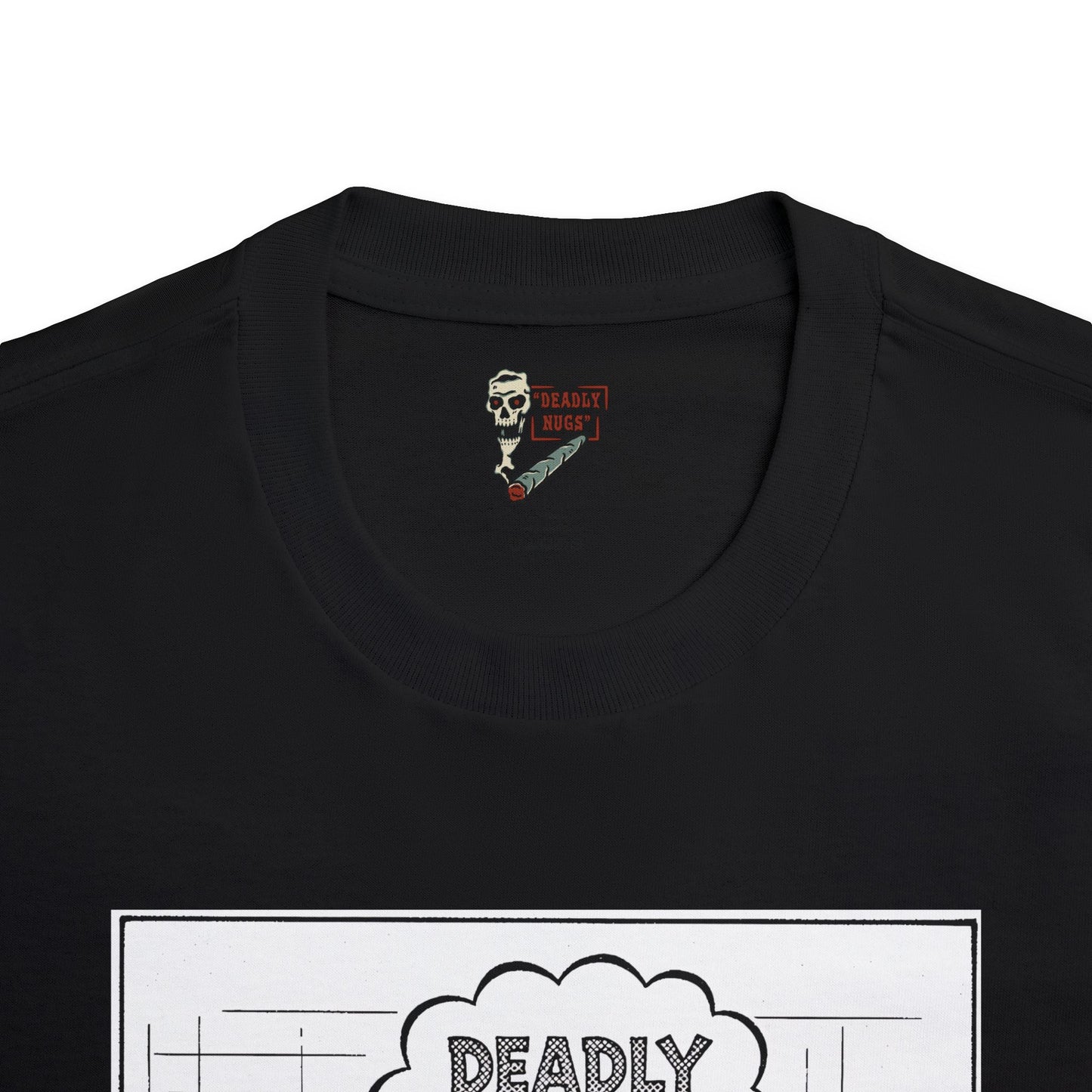 CASE OF THE CHRONIC CRIME / Vintage Pulp Noir Comic Art Tee / 420 Underground Stoner Culture / DEADLY NUGS