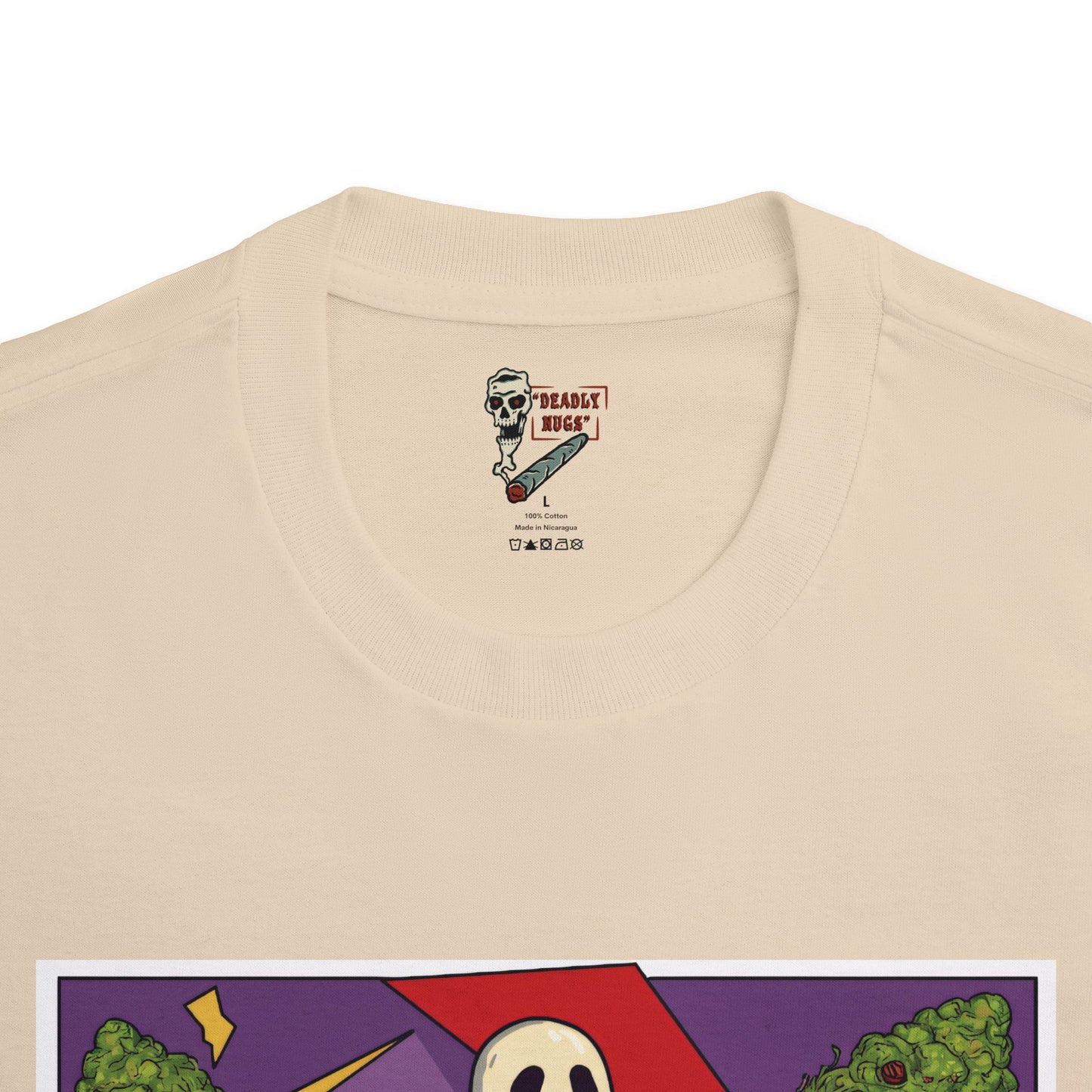 Herb Out / Premium Unisex Graphic Tee Aesthetic Print Ghost Skeleton 420 / DEADLY NUGS
