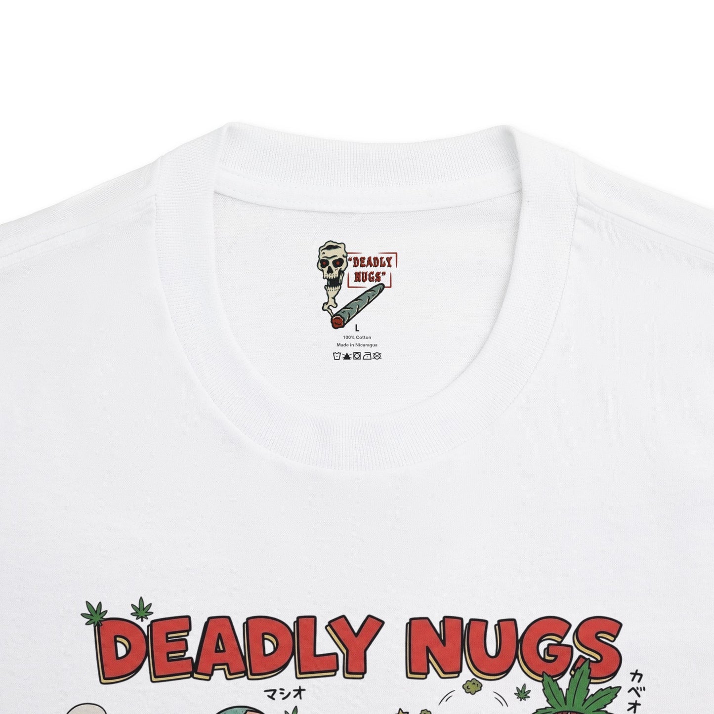 Kasukabe Clique / Retro Japanese Anime Comic Art Tee / 420 Underground Stoner Culture / DEADLY NUGS