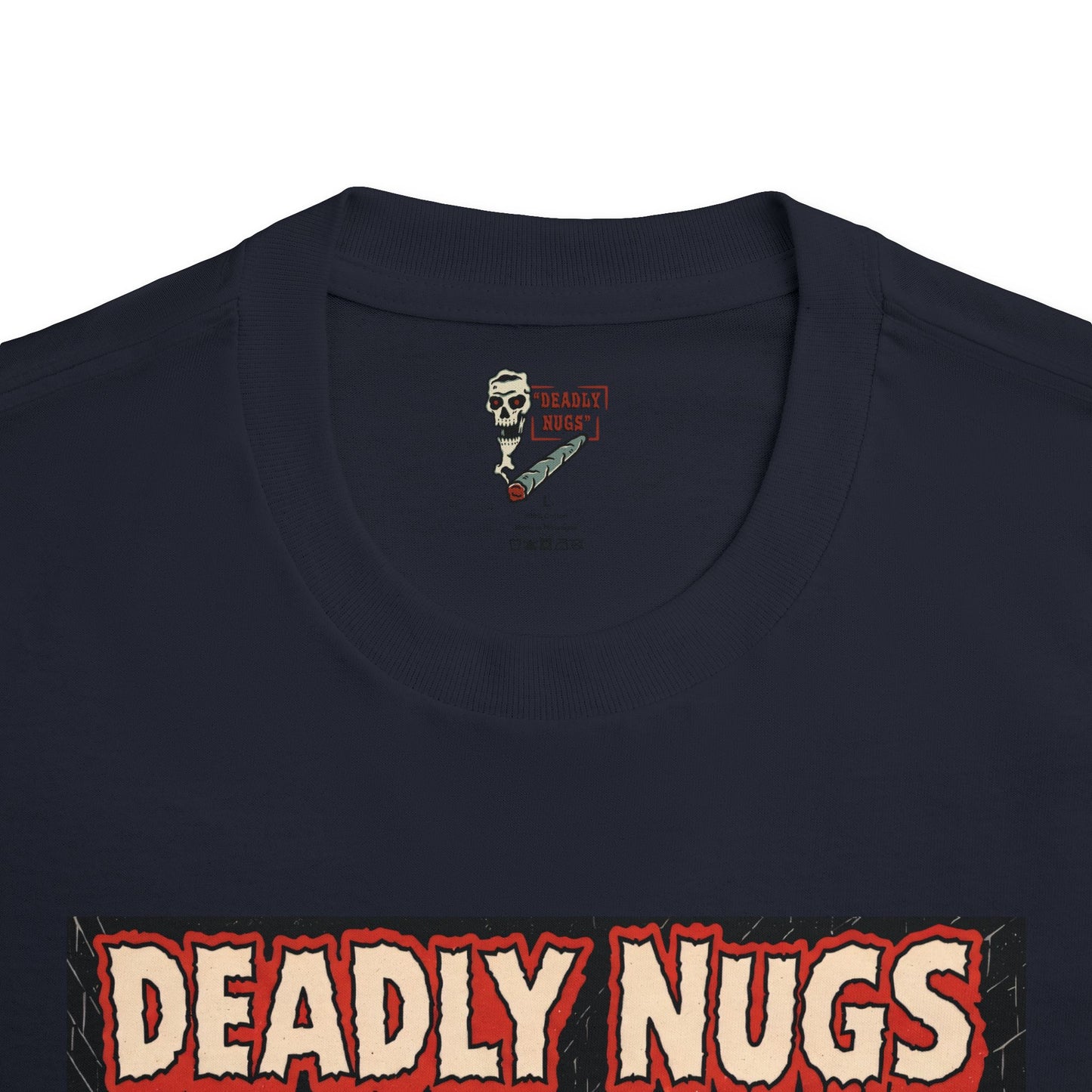 Bud Fiend Alley / Killer Cannabis Bud Graphic Tee / Vintage Pulp Horror Comic Style / 420 Underground Stoner Streetwear / DEADLY NUGS