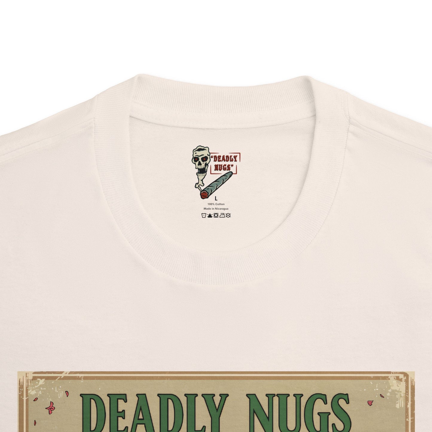 London Blossoms / Premium Unisex Graphic Tee Aesthetic Print Skeleton 420 Streetwear / DEADLY NUGS