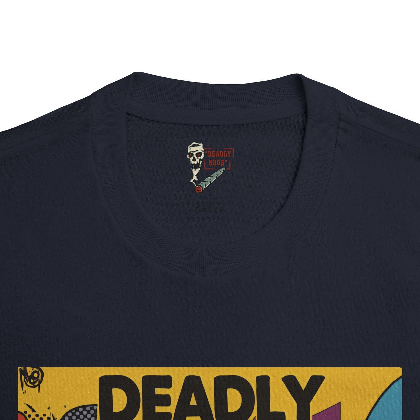 Dope Party / Premium Unisex Graphic Tee Aesthetic Print Ghost Skeleton 420 / DEADLY NUGS