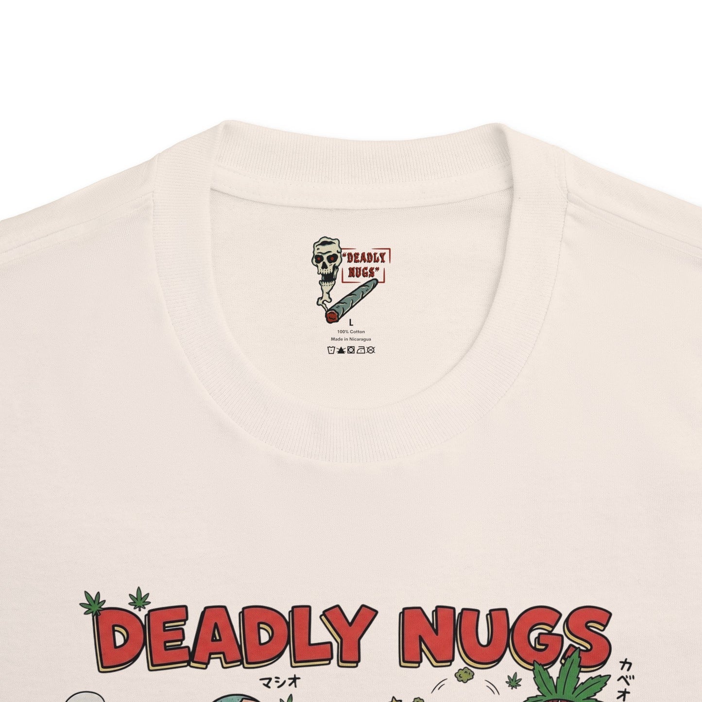 Kasukabe Clique / Retro Japanese Anime Comic Art Tee / 420 Underground Stoner Culture / DEADLY NUGS