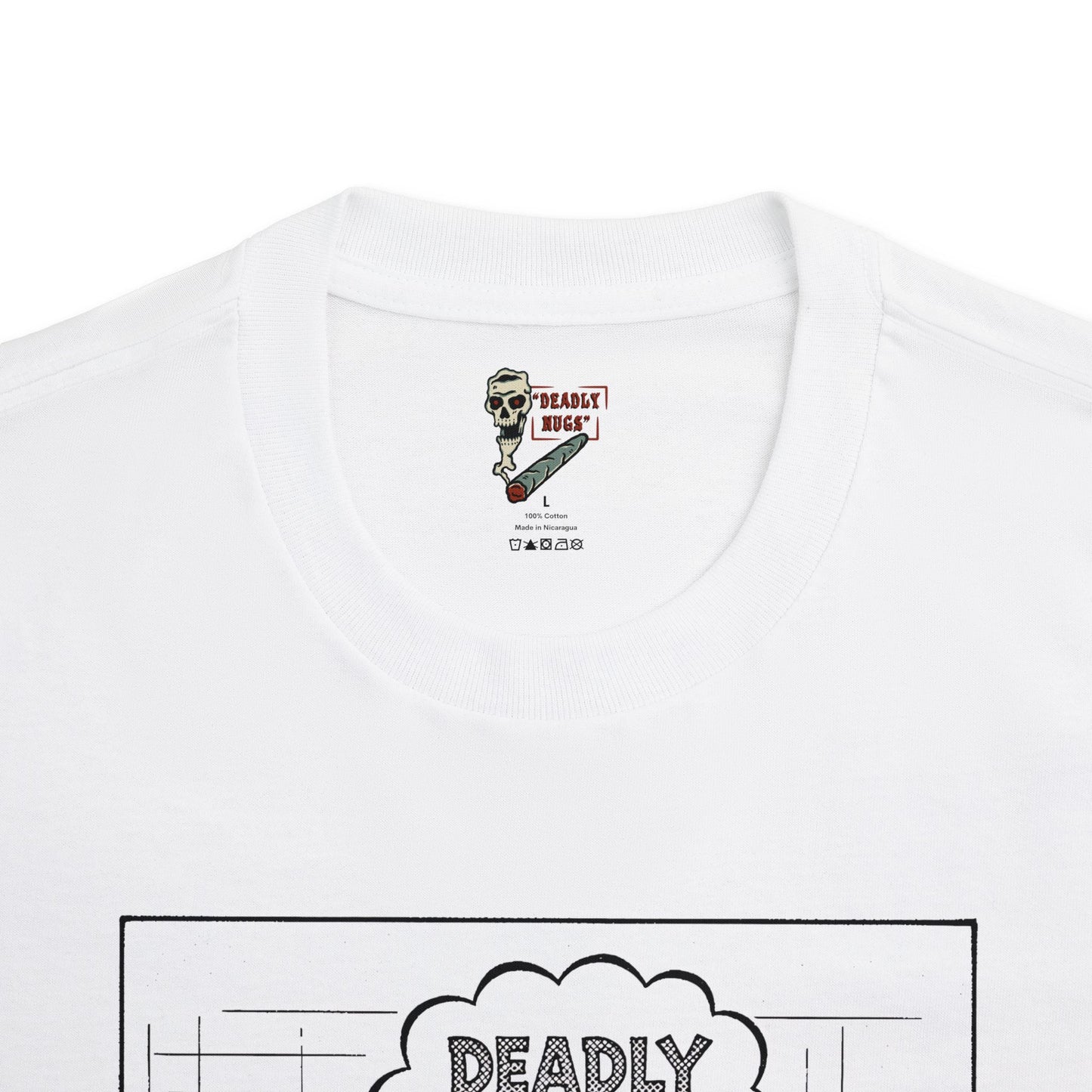 CASE OF THE CHRONIC CRIME / Vintage Pulp Noir Comic Art Tee / 420 Underground Stoner Culture / DEADLY NUGS