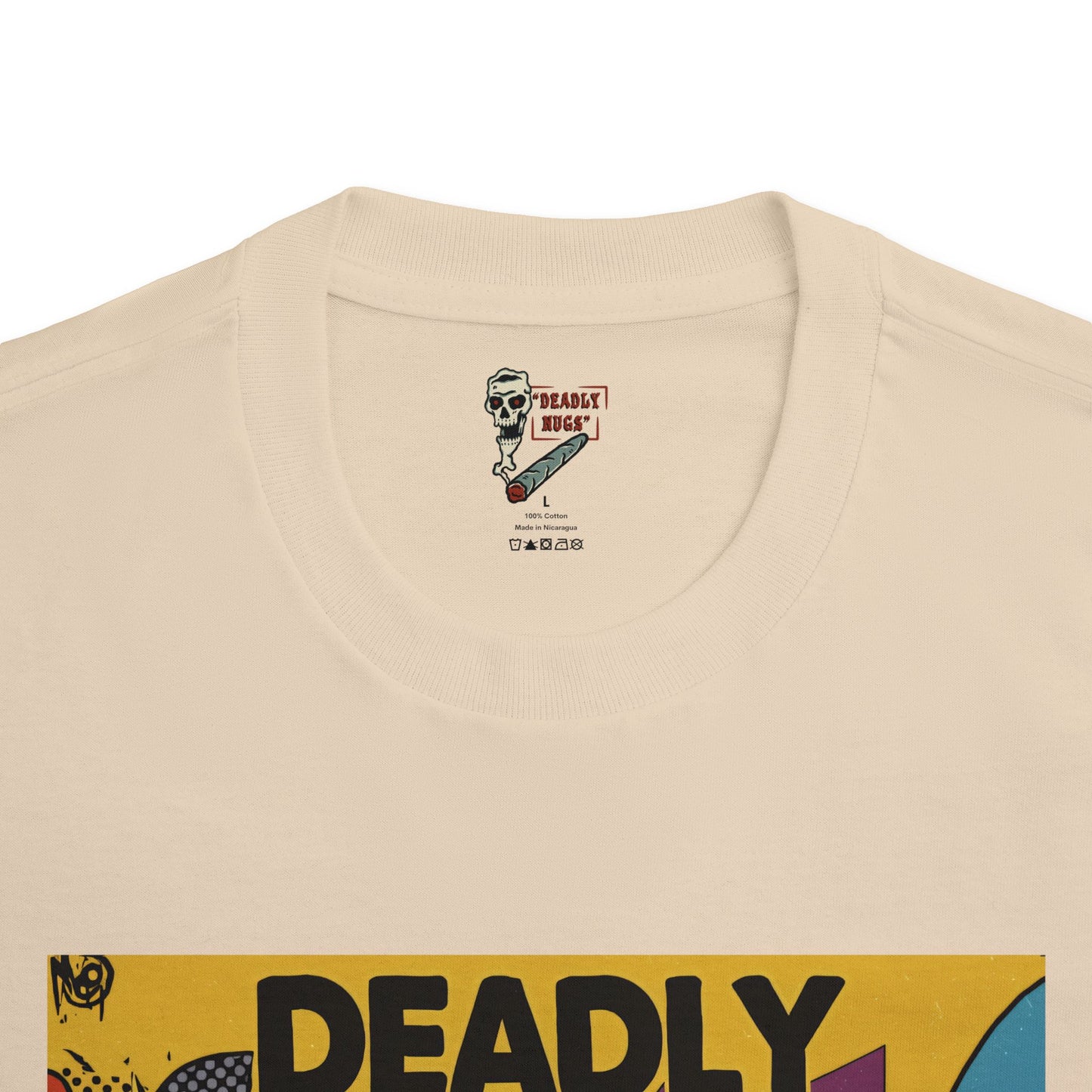 Dope Party / Premium Unisex Graphic Tee Aesthetic Print Ghost Skeleton 420 / DEADLY NUGS