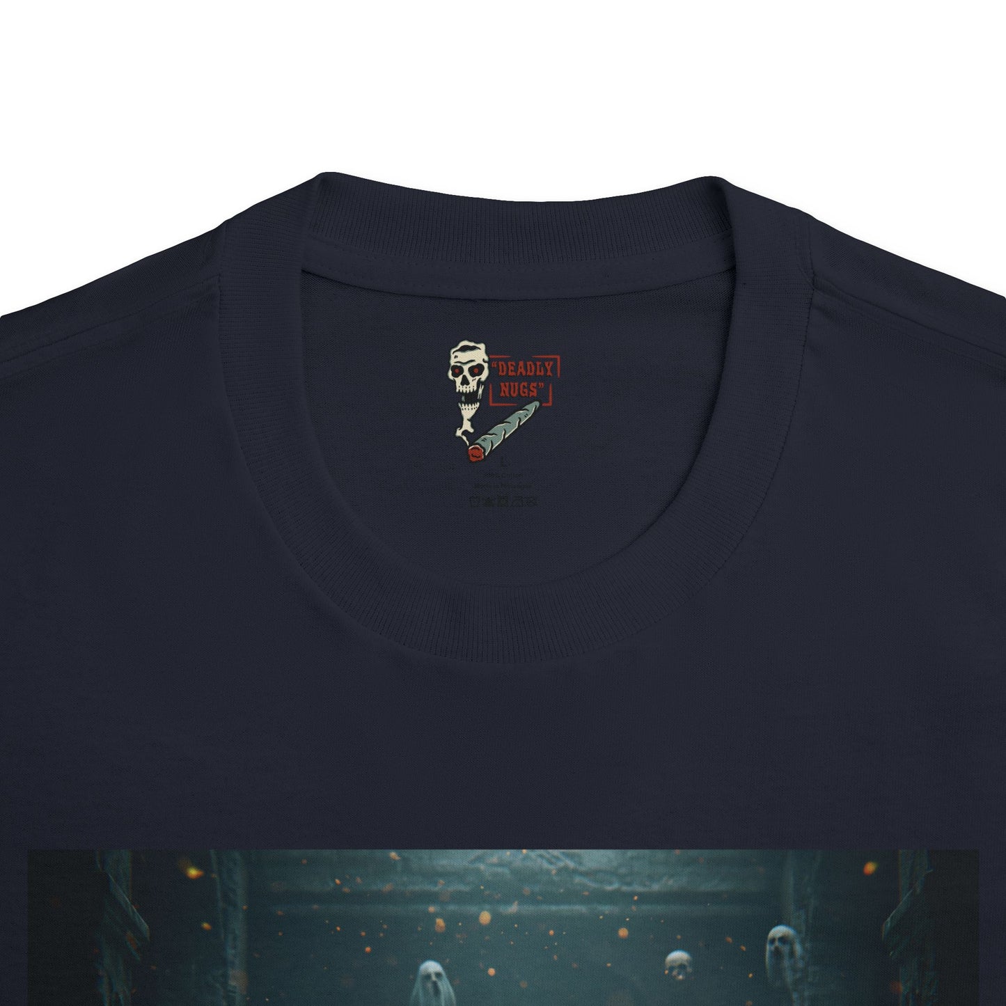 Emergence / Premium Unisex Graphic Tee Aesthetic Print Skull Ghost 420 / DEADLY NUGS