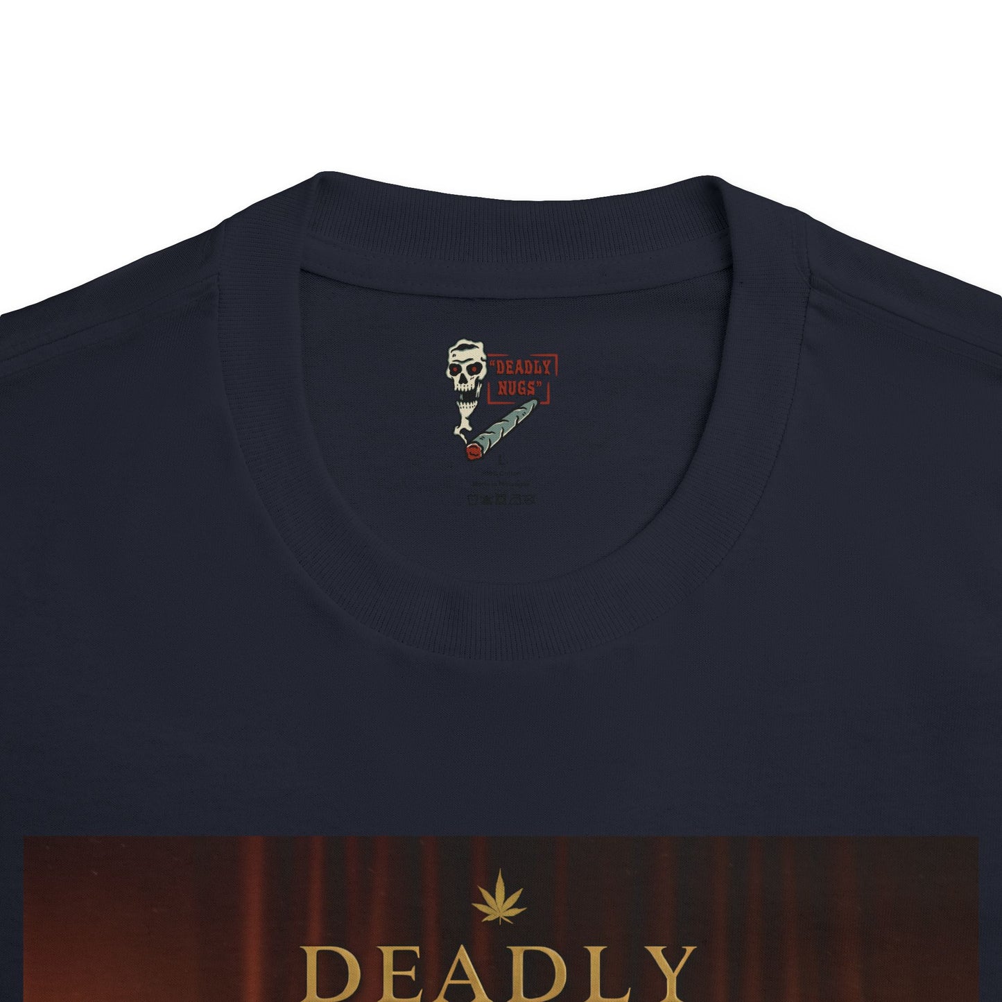Supernatural Sophistication / Premium Unisex Graphic Tee Aesthetic Print Skeleton Ghost 420 / DEADLY NUGS