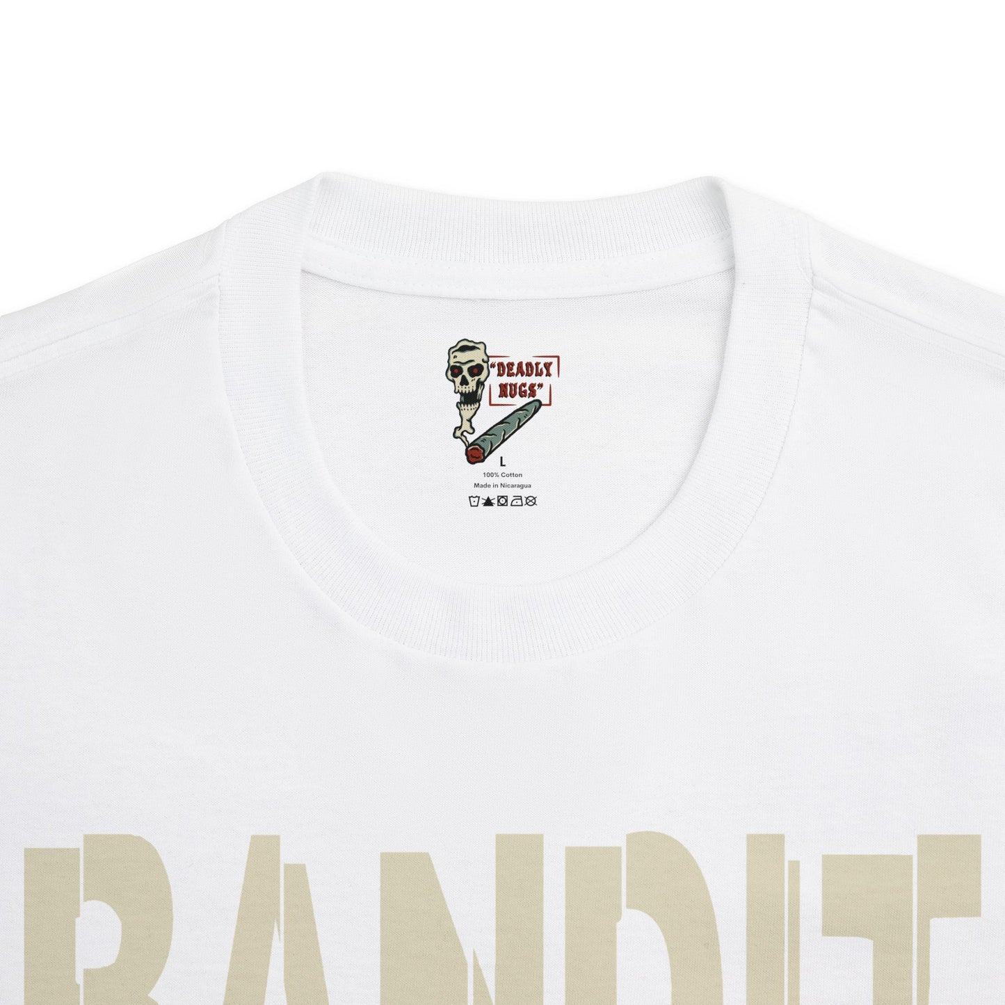 Bandit / Premium Unisex Graphic Tee Aesthetic Print Skull Hustle Streetwear / DEADLY NUGS