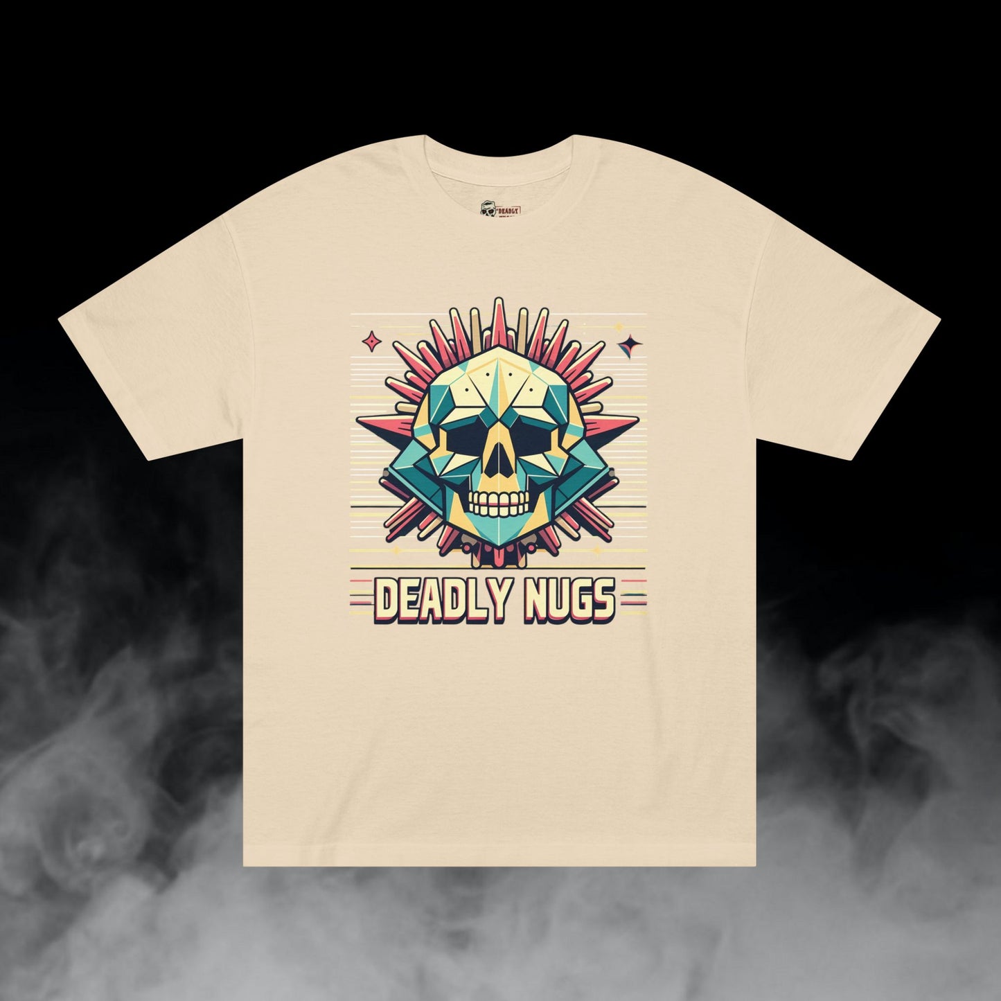 Vectors of Mind / Premium Unisex Graphic Tee Aesthetic Print Skull Art Streetwear / DEADLY NUGS