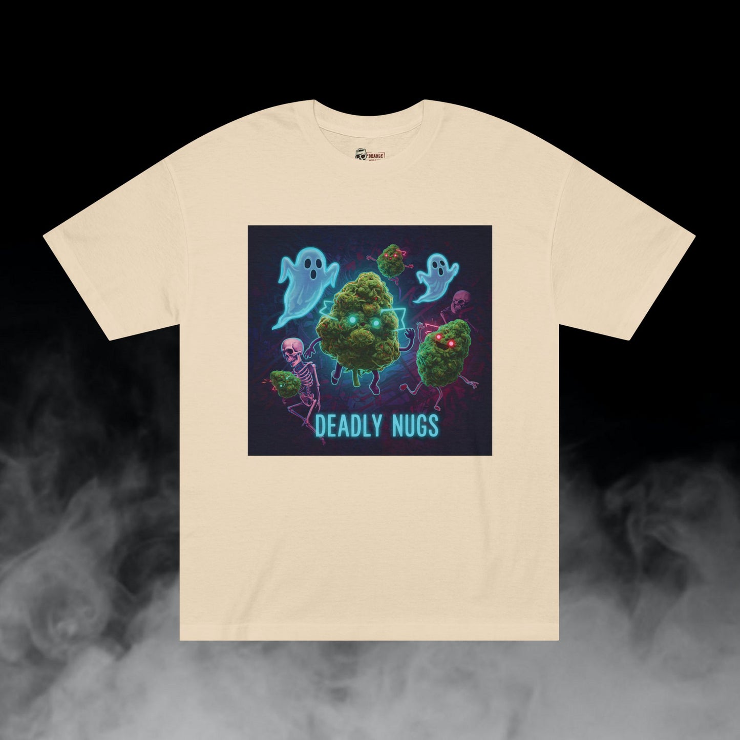 Brain Zap T-Shirt DEADLY NUGS Aesthetic Print Unisex Graphic Tee