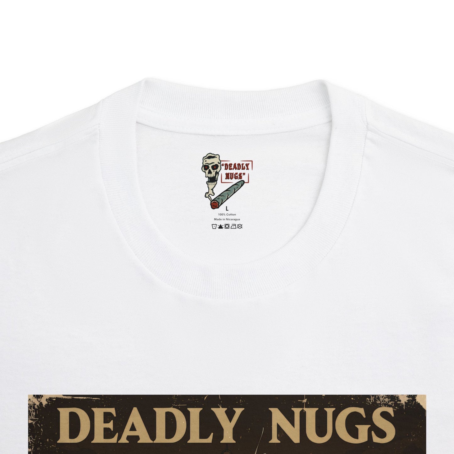 Paris Blossoms / Premium Unisex Graphic Tee Aesthetic Print Skeleton 420 Streetwear / DEADLY NUGS