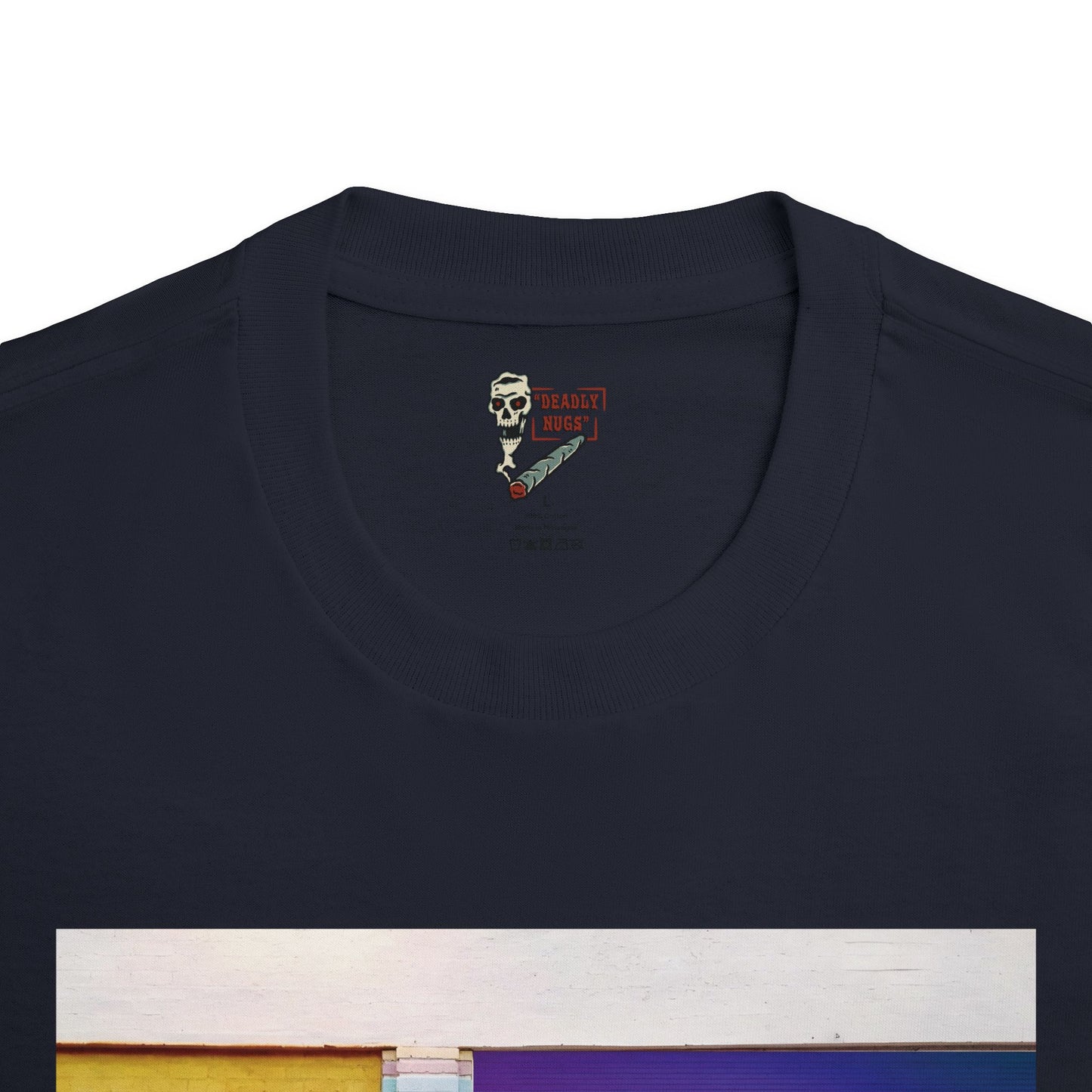 Street Vibes / Premium Unisex Graphic Tee Aesthetic Print Skull 420 Streetwear / DEADLY NUGS