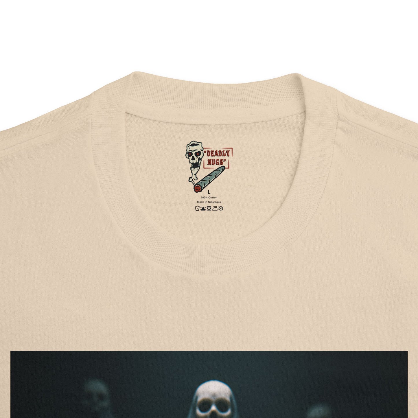 Skunk'd Spirits / Premium Unisex Graphic Tee Aesthetic Print Skull 420 / DEADLY NUGS