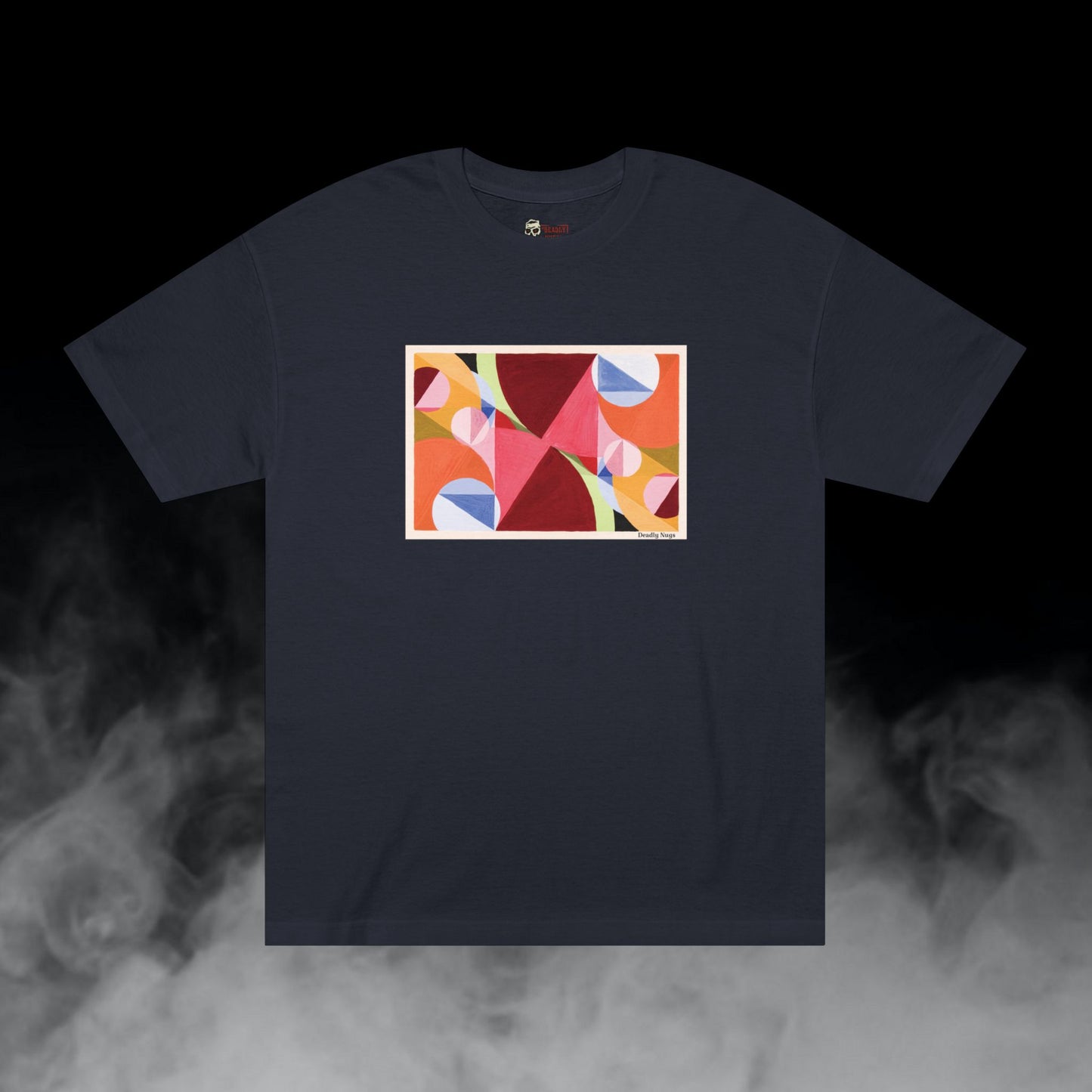 Dialed In / Geometric Art Graphic Tee / Abstract Art Style / 420 Underground Stoner Streetwear / DEADLY NUGS