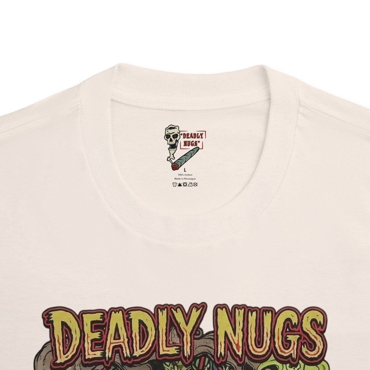 Ghastly Grass! / Vintage Pulp Horror Underground Comix Art Tee / 420 Underground Stoner Culture / DEADLY NUGS