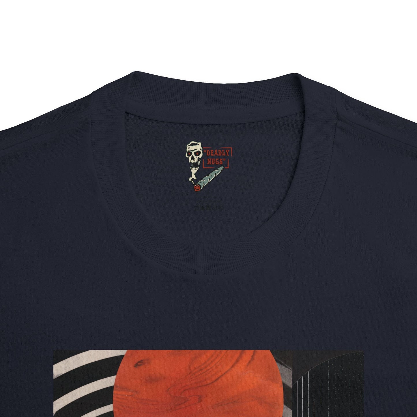 Spun / Psychedelic Spiral Vintage Figure Graphic Tee / Surreal Retro-Futurist Hazy Art / 420 Underground Stoner Streetwear / DEADLY NUGS