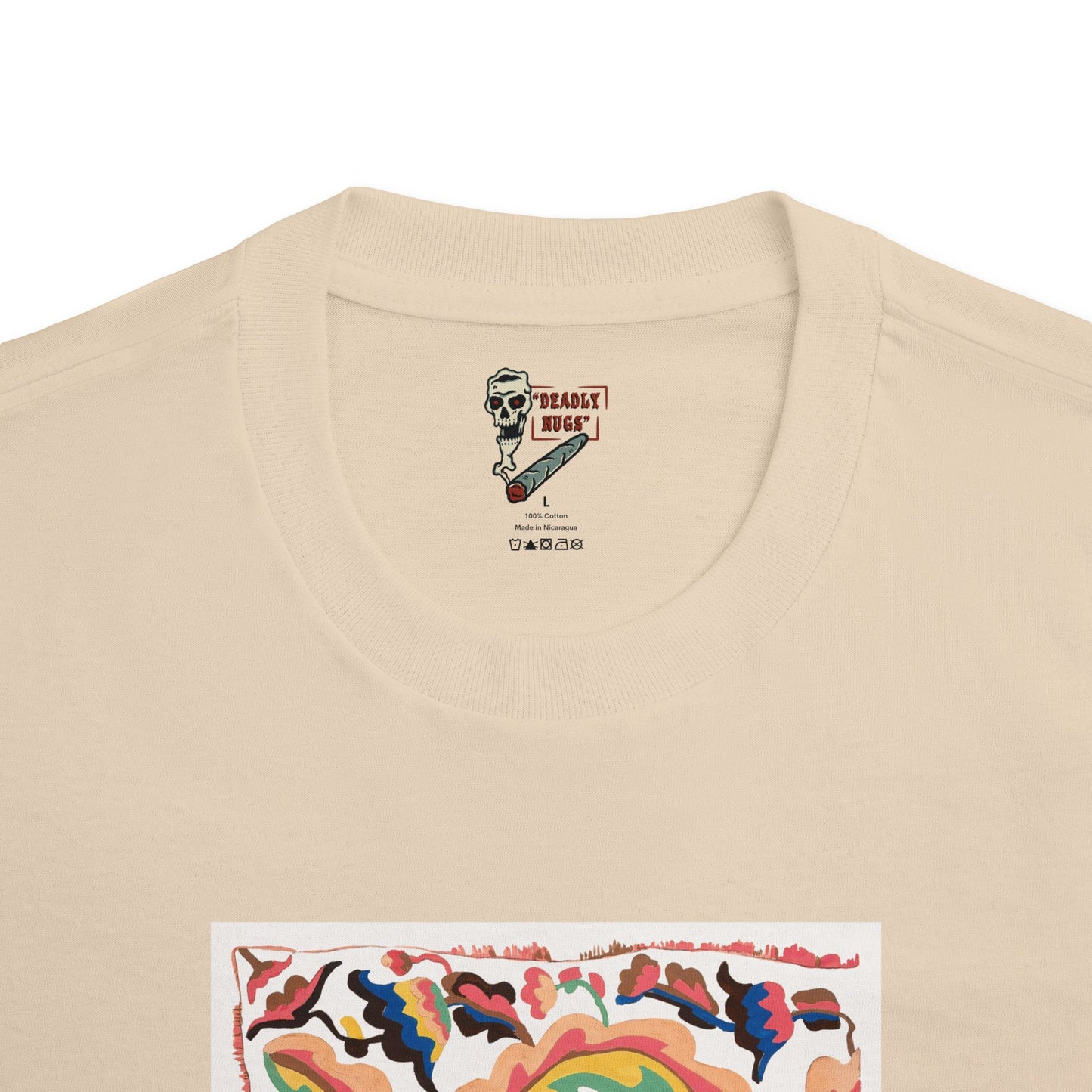 Life's Color / Plant Life Vibrant Color Painting Graphic Tee / Modern Abstract Expressionism Art Style / 420 Underground Stoner Streetwear / DEADLY NUGS