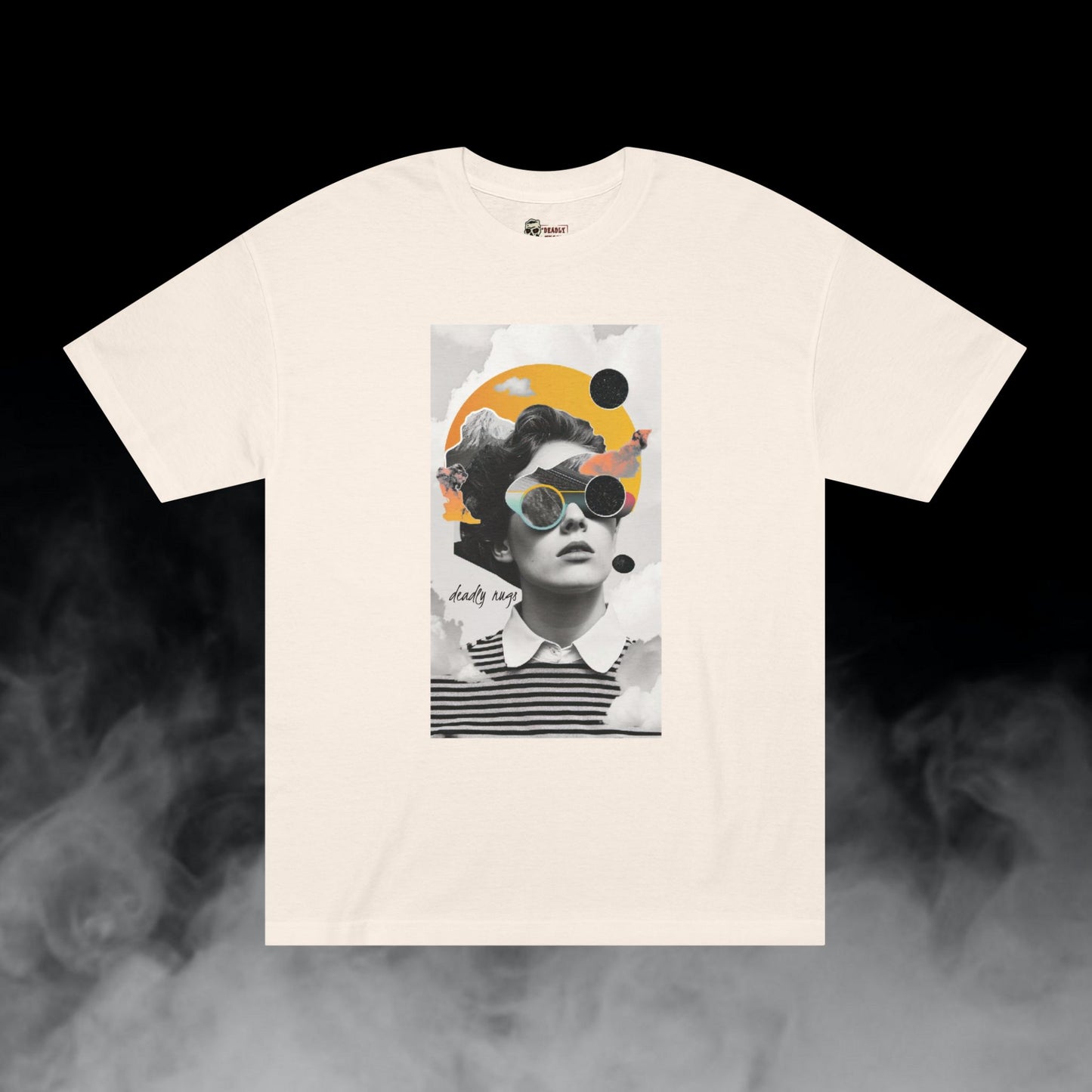 Scattered Thoughts / Trippy Experience Graphic Tee / Surreal Modern Vogue Art Style / 420 Underground Stoner Streetwear / DEADLY NUGS