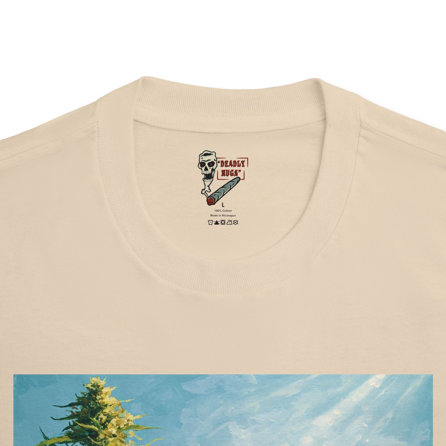 Eternal Nature / Skulls Cannabis Colas Graphic Tee / Nature Expressionism Art Painting / 420 Underground Stoner Streetwear / DEADLY NUGS