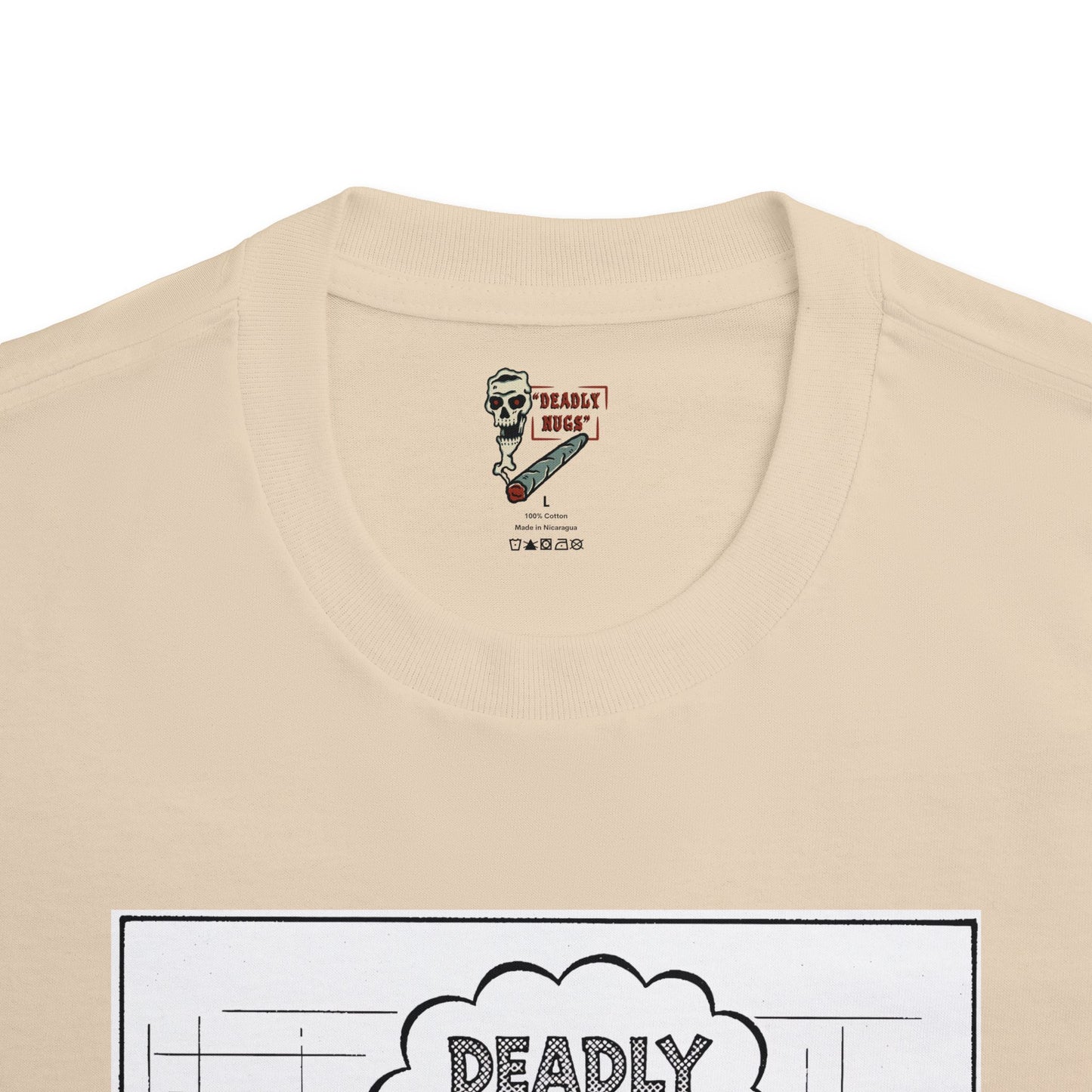 CASE OF THE CHRONIC CRIME / Vintage Pulp Noir Comic Art Tee / 420 Underground Stoner Culture / DEADLY NUGS