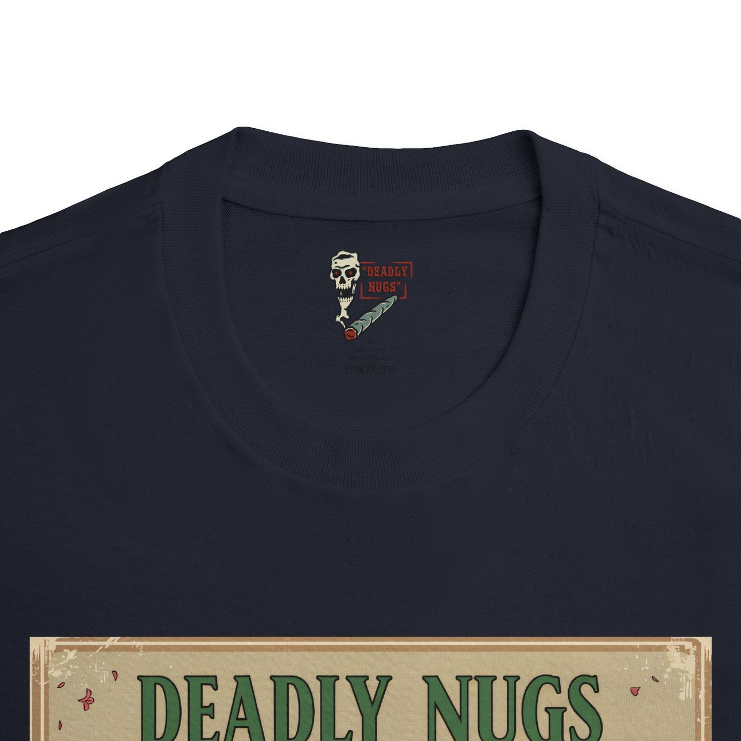 London Blossoms / Premium Unisex Graphic Tee Aesthetic Print Skeleton 420 Streetwear / DEADLY NUGS