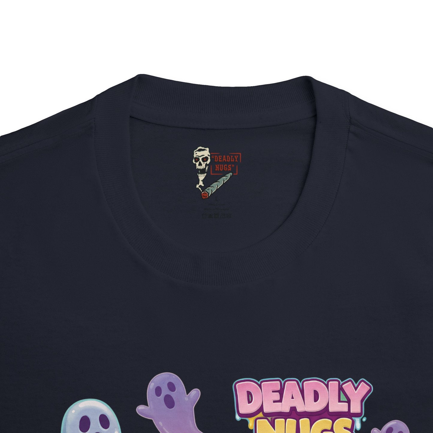 Sweet Tooth / Bud Characters Ghosts Skeleton Graphic Tee / Eerie Character Candy Cartoon Art / 420 Underground Stoner Streetwear / DEADLY NUGS