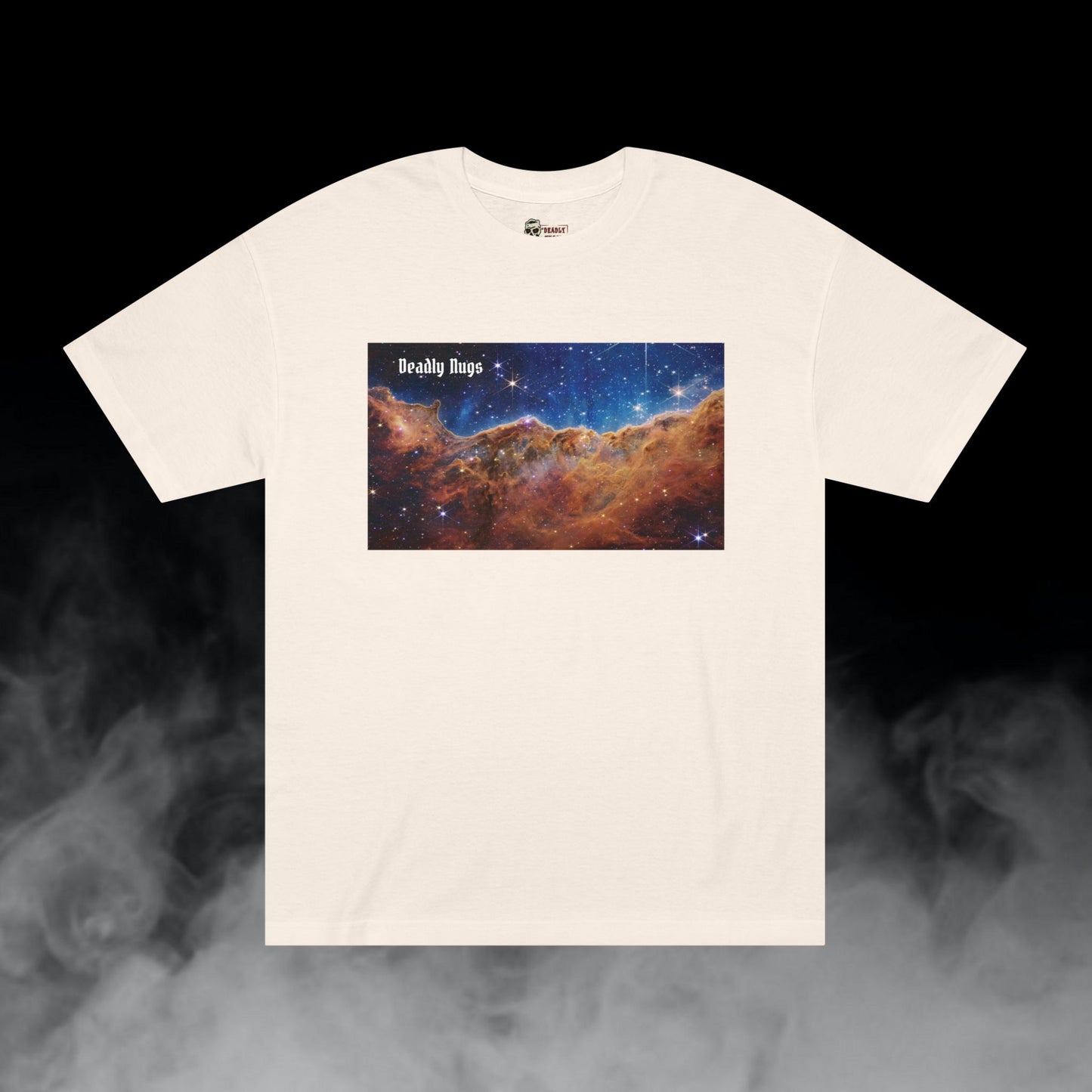 Intergalactic / Dreamy Galaxy Nebula Graphic Tee / Interstellar Space Art Style / 420 Underground Stoner Streetwear / DEADLY NUGS