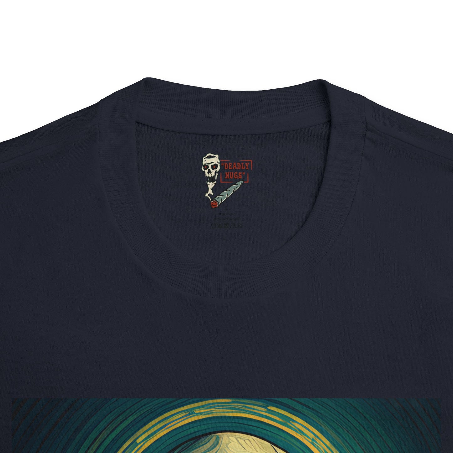 Holy Herb / Premium Unisex Graphic Tee Aesthetic Print Skull Art 420 / DEADLY NUGS