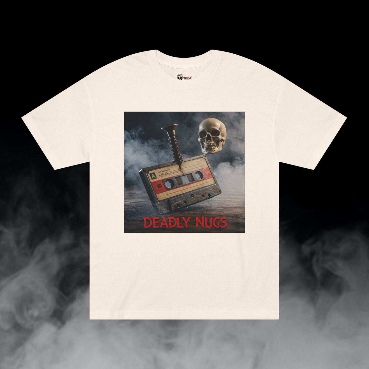 Screw Tape / Skull Smoke Screw Music Graphic Tee / Hyper-Realistic Gritty Trap Art / 420 Underground Stoner Streetwear / DEADLY NUGS