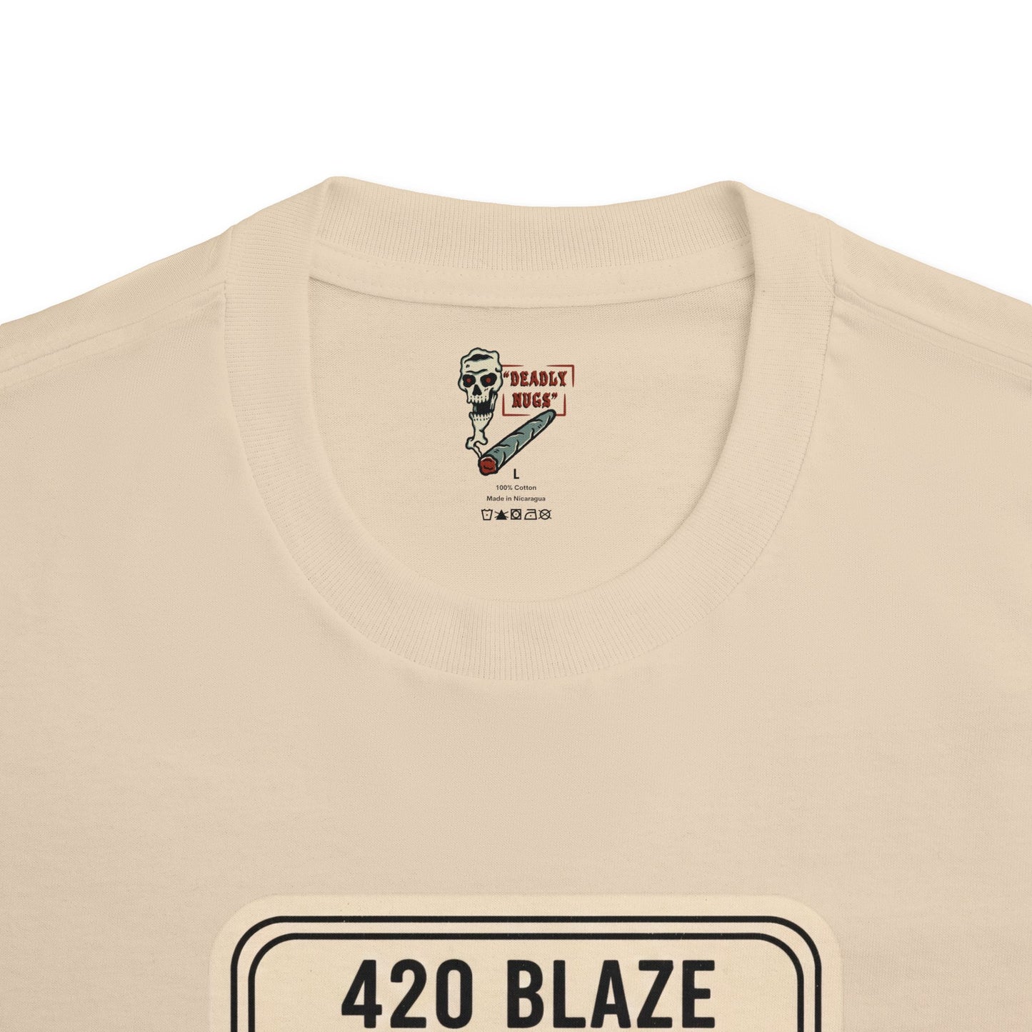 Blaze Adventure / Dragon Puffin Cannabis Treasure Chest Graphic Tee / Vintage Retro Cartoon Comic Style / 420 Underground Stoner Culture / DEADLY NUGS