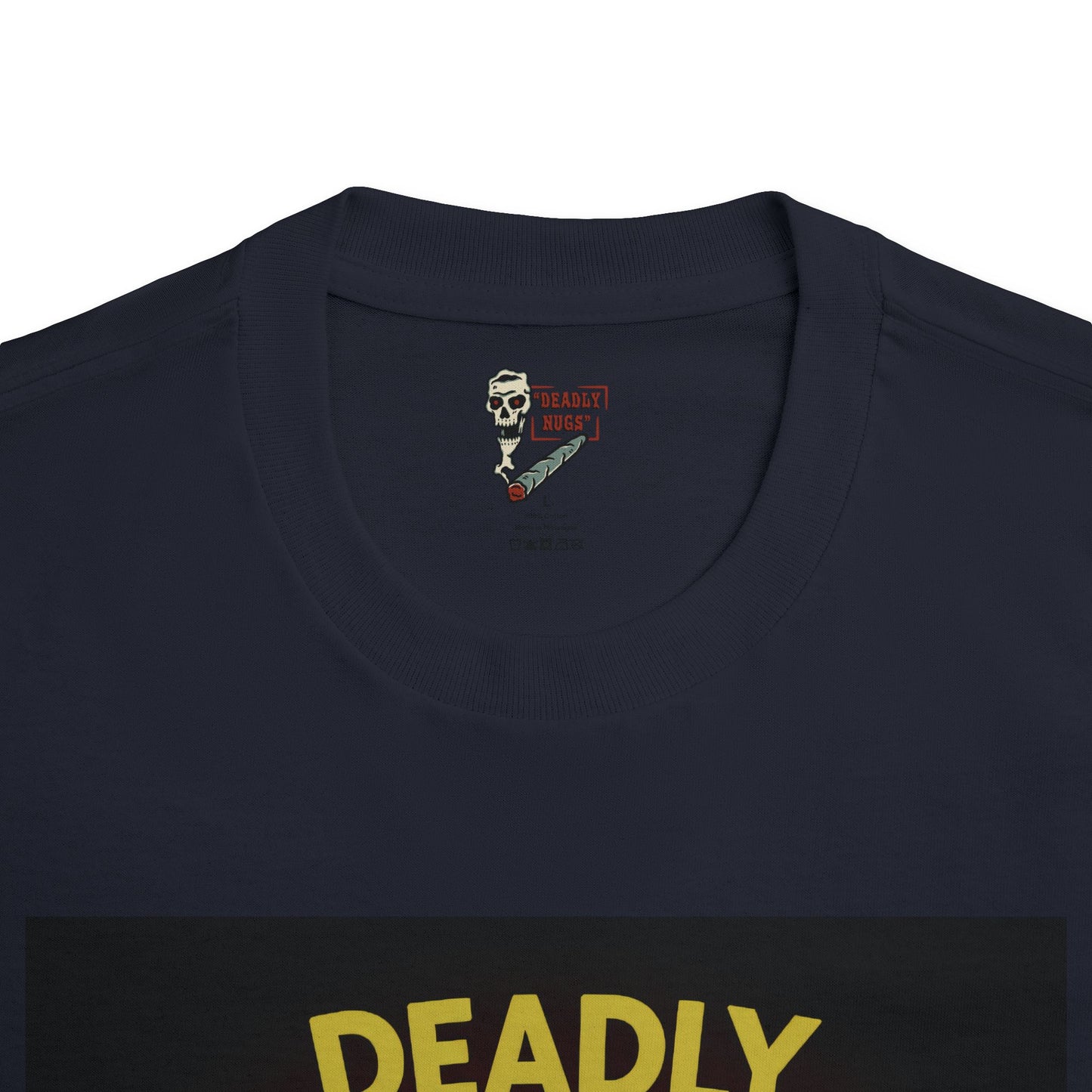 Enchanted Buds / Premium Unisex Graphic Tee Aesthetic Print Skeleton Ghost 420 / DEADLY NUGS