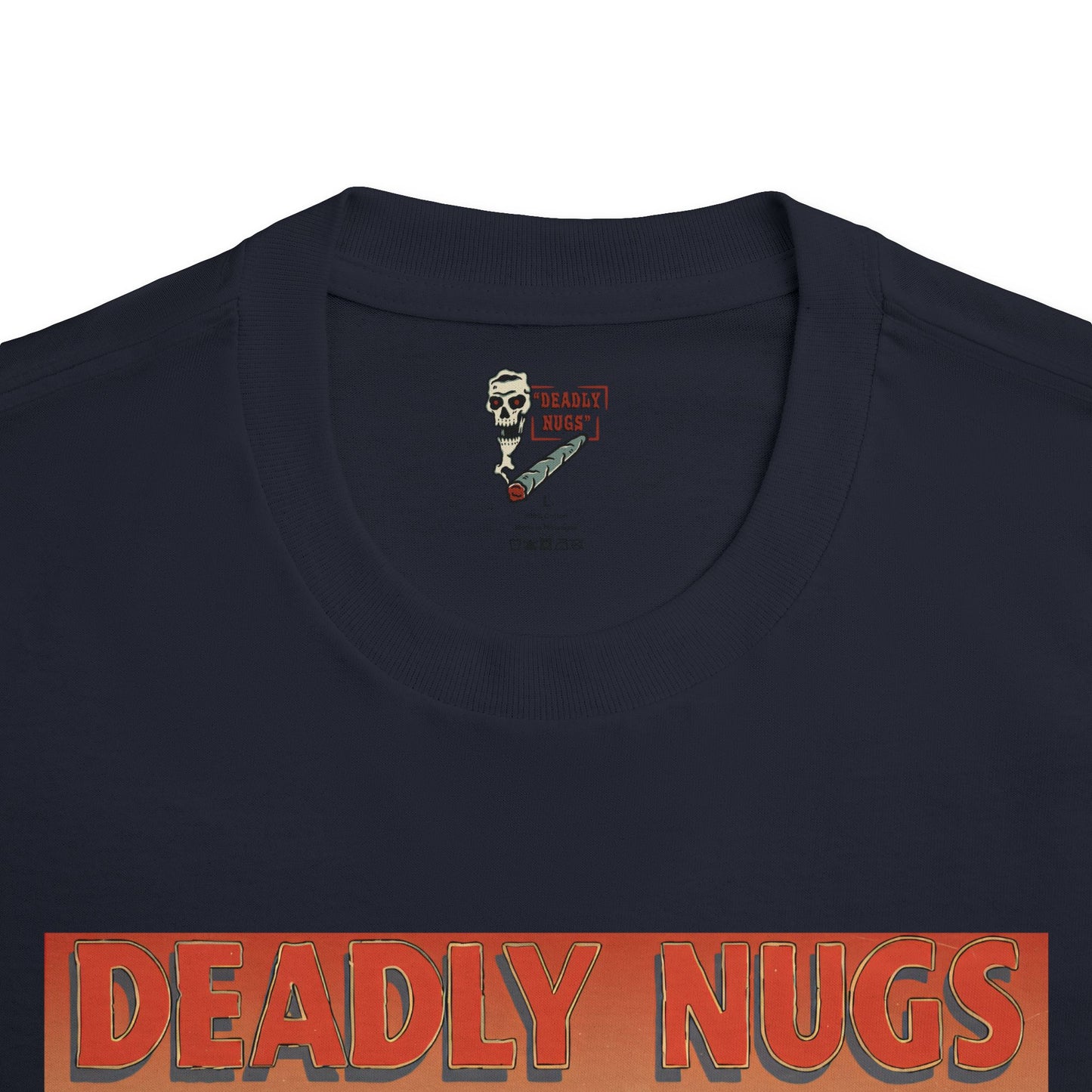 Moto Beach / Biker Dirt Bike Motorcycle Skeleton Graphic Tee / Gritty Vintage Travel Poster Art Style / 420 Underground Stoner Streetwear / DEADLY NUGS