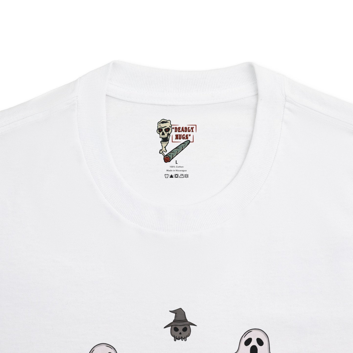 Houdini / Premium Unisex Graphic Tee Aesthetic Print Ghost Skeleton 420 / DEADLY NUGS