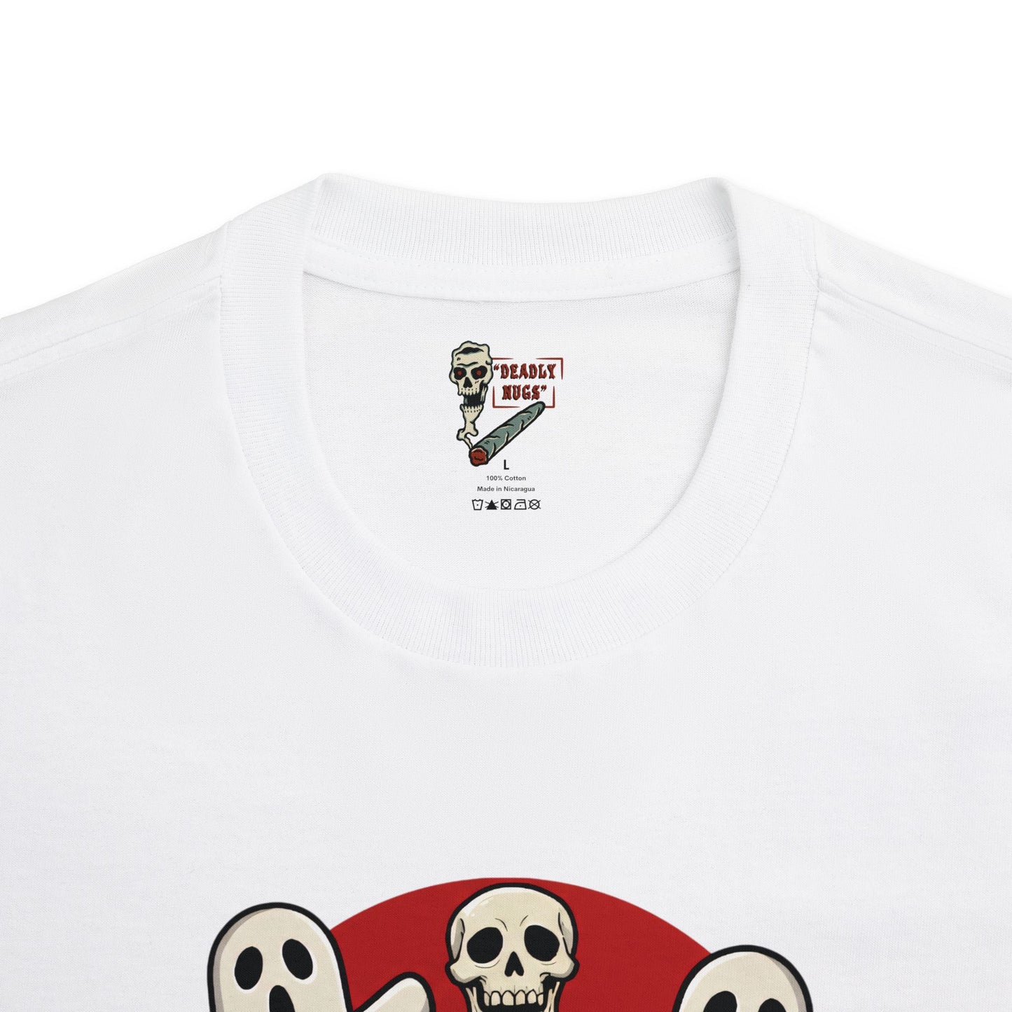 Ghost OG / Bud Characters Ghosts Skull Graphic Tee / Eerie Character Cartoon Art / 420 Underground Stoner Streetwear / DEADLY NUGS